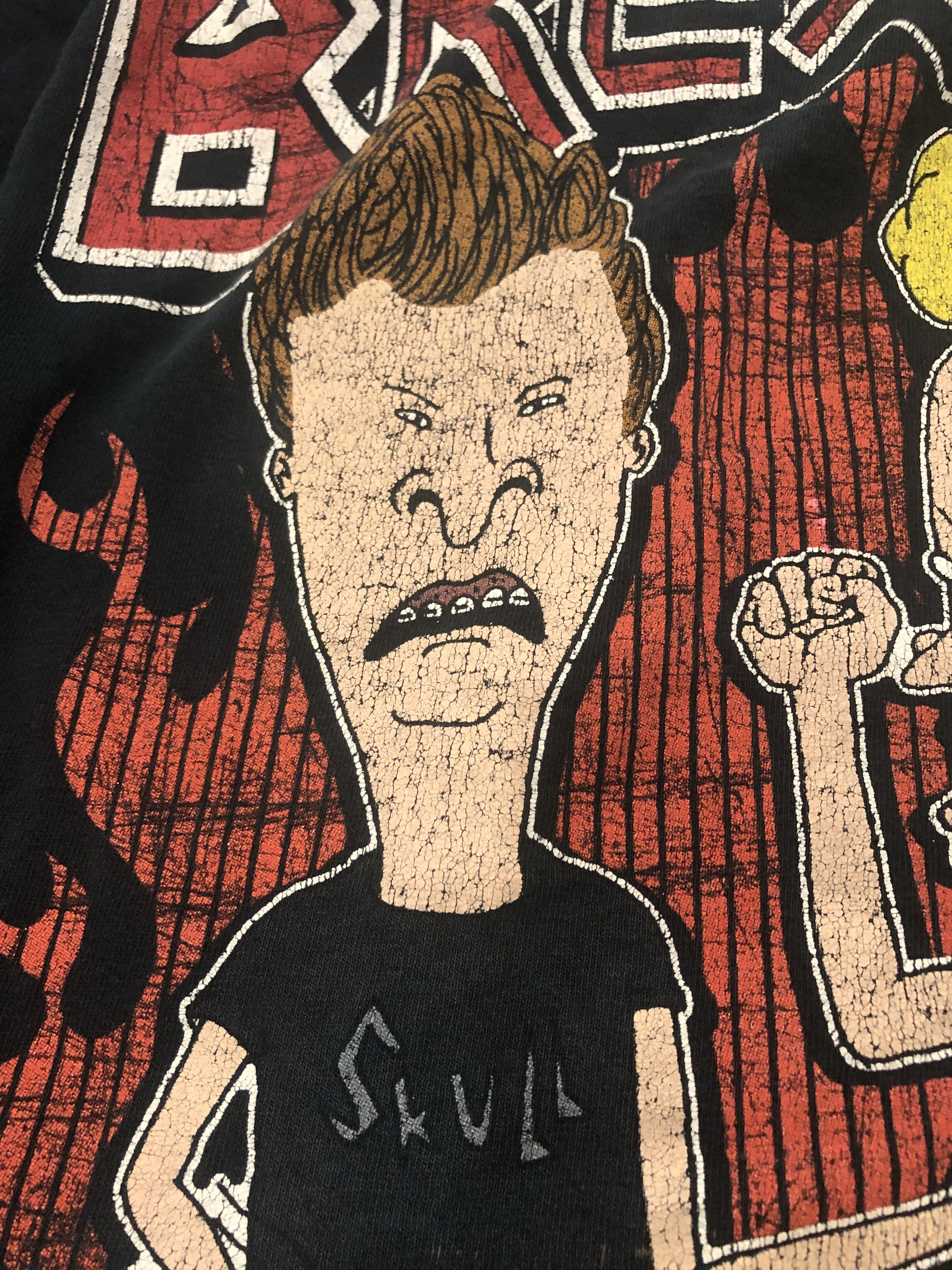 Cartoon Network × Mtv × Vintage Vintage Worn MTV Beavis And Butt-Head T-shirts Size US XL / EU 56 / 4 - 15 Thumbnail