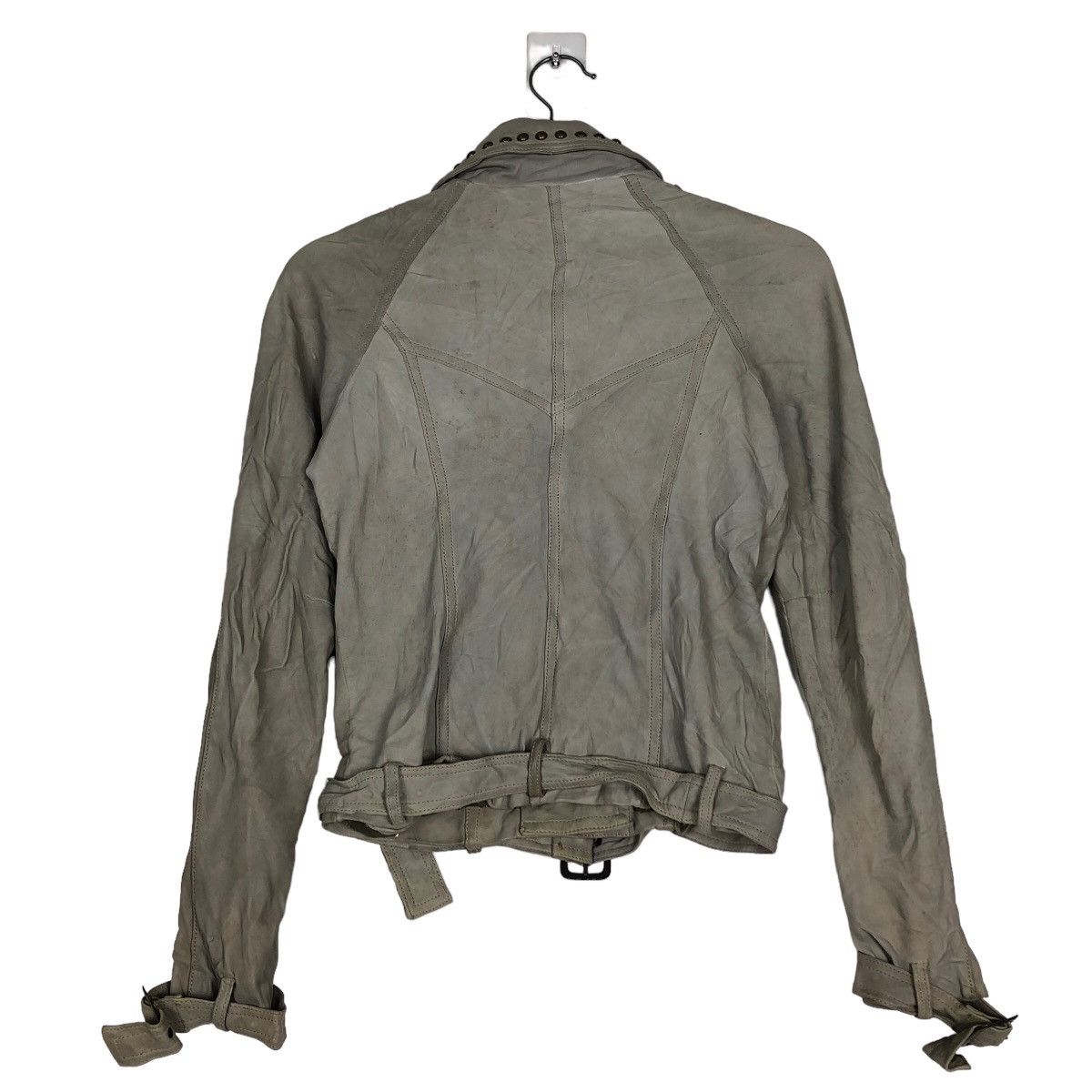 Japanese Brand 🔥90’s Vintage True Leather Biker Jacket Cropped Vera Pelle Size US S / EU 44-46 / 1 - 8 Thumbnail