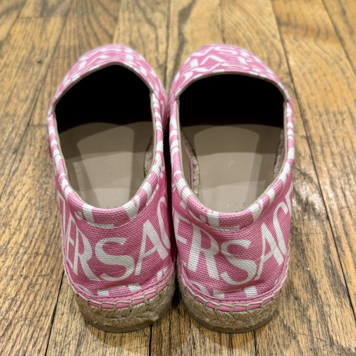 Versace Versace Women's Pink Espadrilles Size US 8.5 / IT 38.5 - 3 Thumbnail