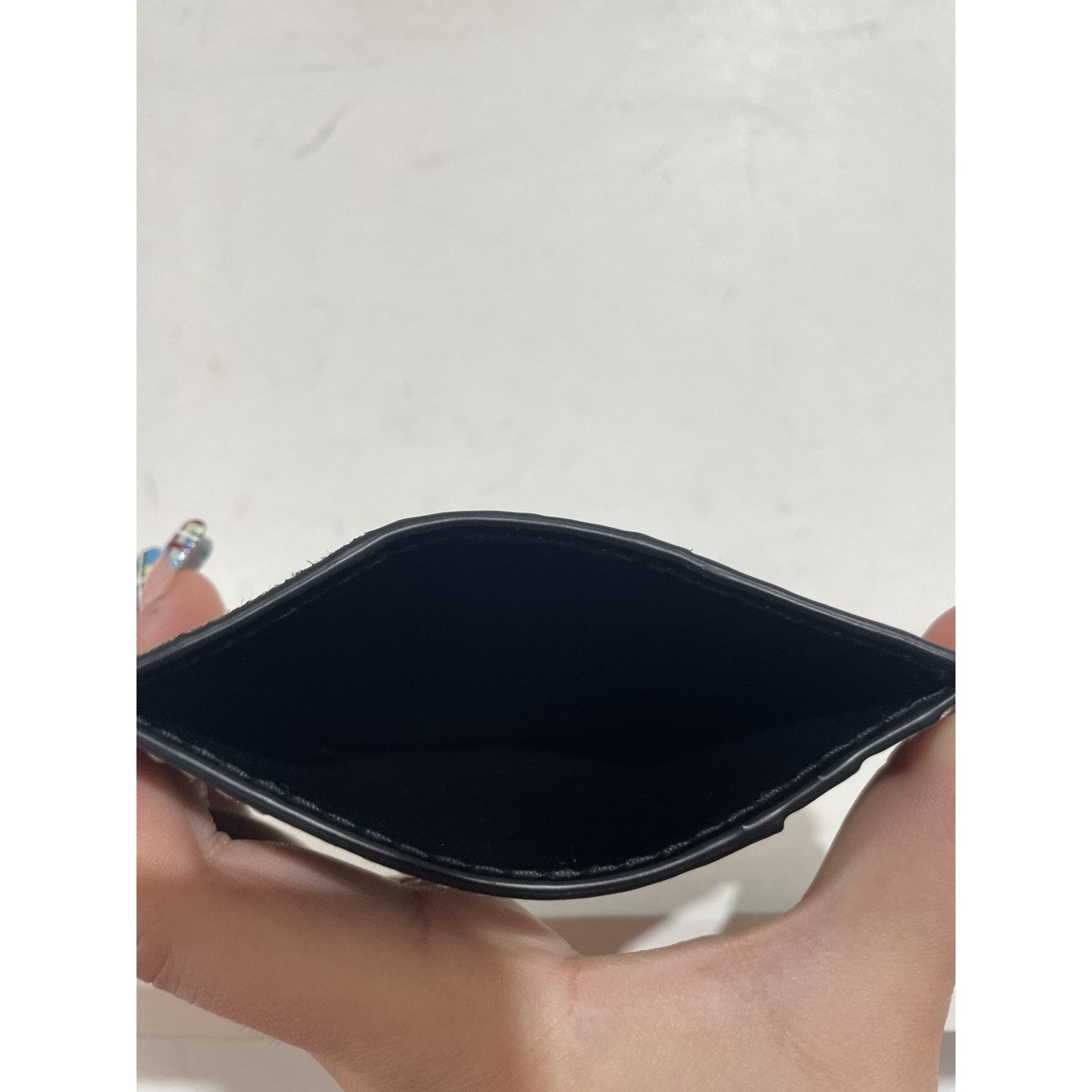 Bottega Veneta BOTTEGA VENETA MUST & BLACK CASSETTE CREDIT CARD HOLDER Size ONE SIZE - 5 Thumbnail