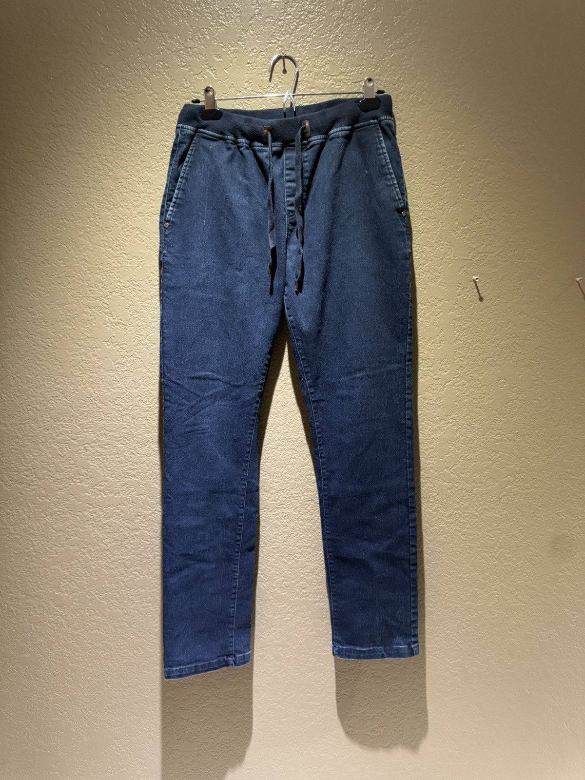 Other Hip Czech Blue Jean Sweatpant Hybrid Soft Drawstrings Size US 30 / EU 46 - 1 Thumbnail