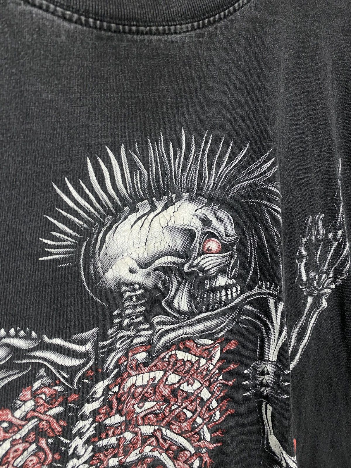 Band Tees 💀Vintage 90s T-Shirt Punk Is Not Dead Punk Rock VTG Tee💀 Size US XL / EU 56 / 4 - 8 Thumbnail