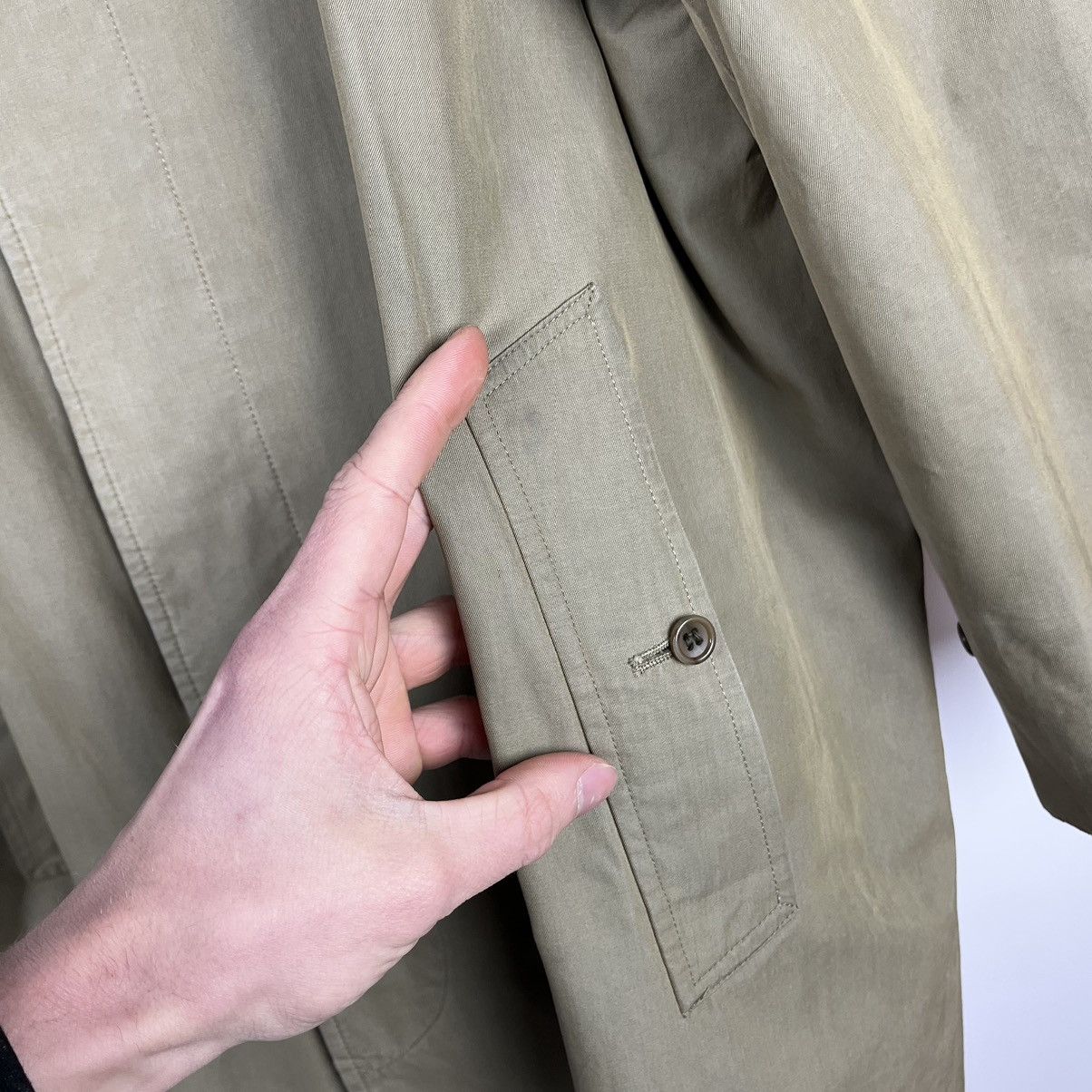 Burberry Vintage Burberrys prorsum Nova Check rare Trench Coat 90’s Size US M / EU 48-50 / 2 - 19 Thumbnail