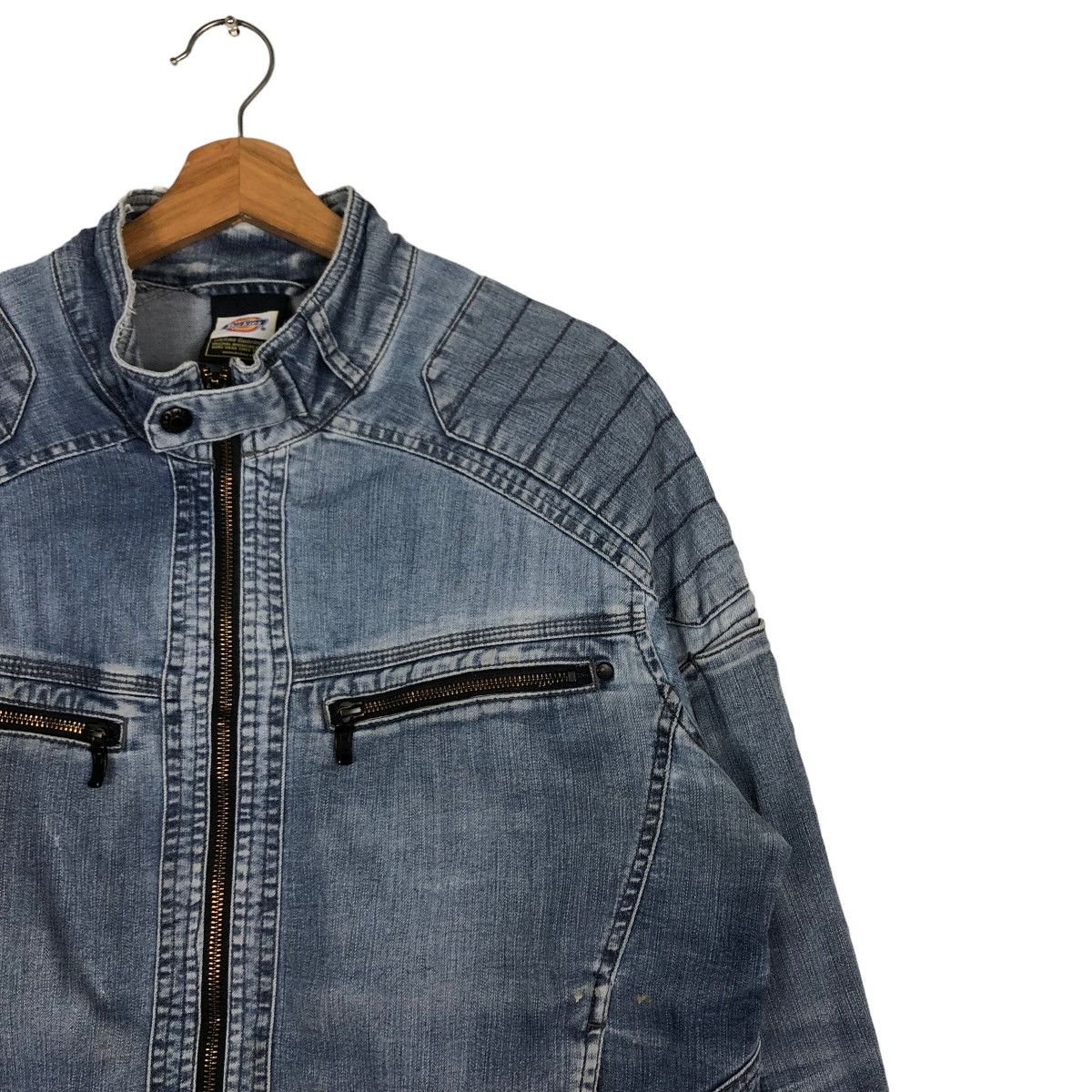 Japanese Brand 🔥Vintage Chore Denim Work Jacket Dickies Size US L / EU 52-54 / 3 - 6 Thumbnail