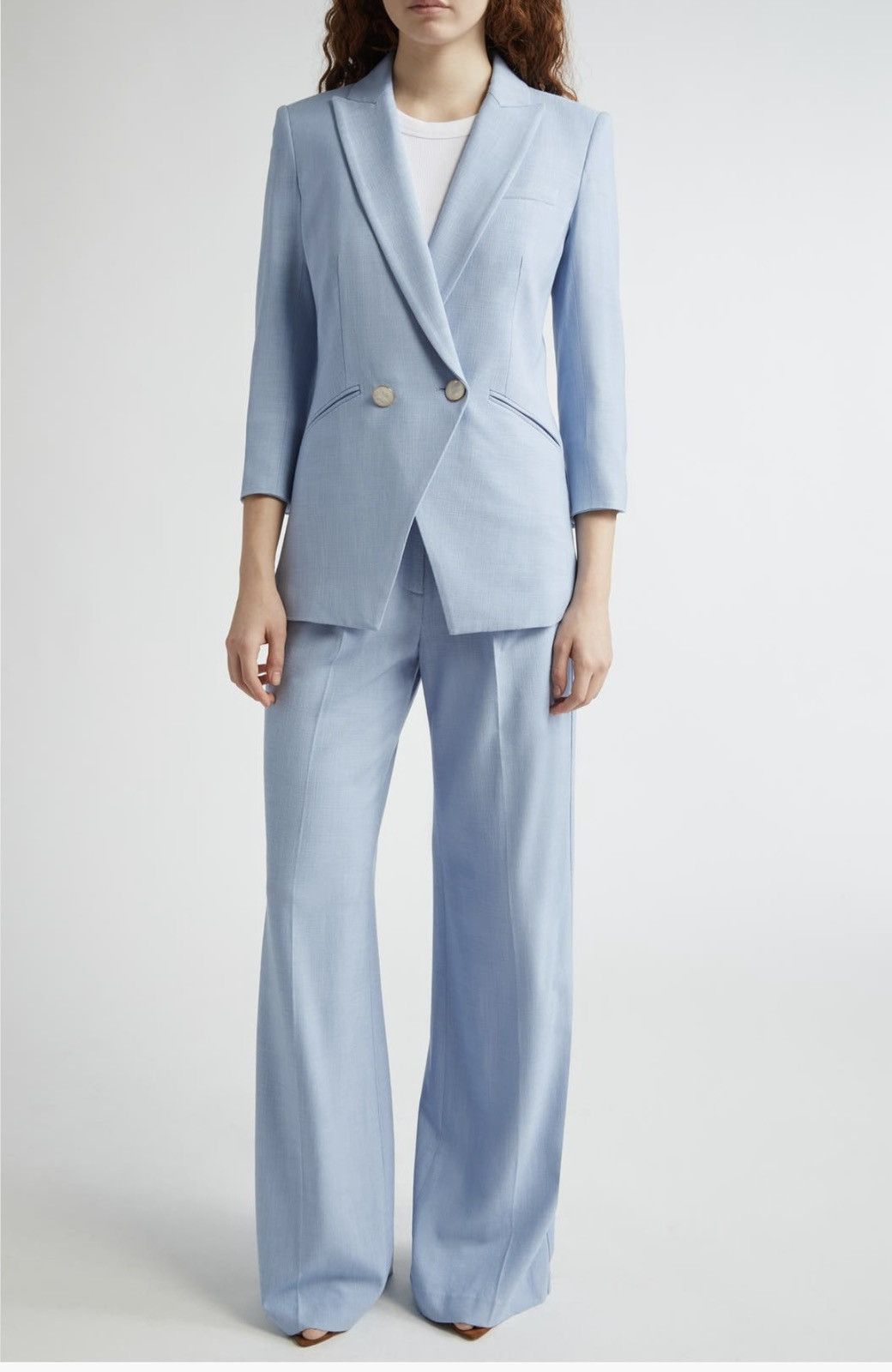 Veronica Beard Veronica Beard Marbeau Wide Leg Pants Original Price $498 Size 28" / US 6 / IT 42 - 2 Thumbnail