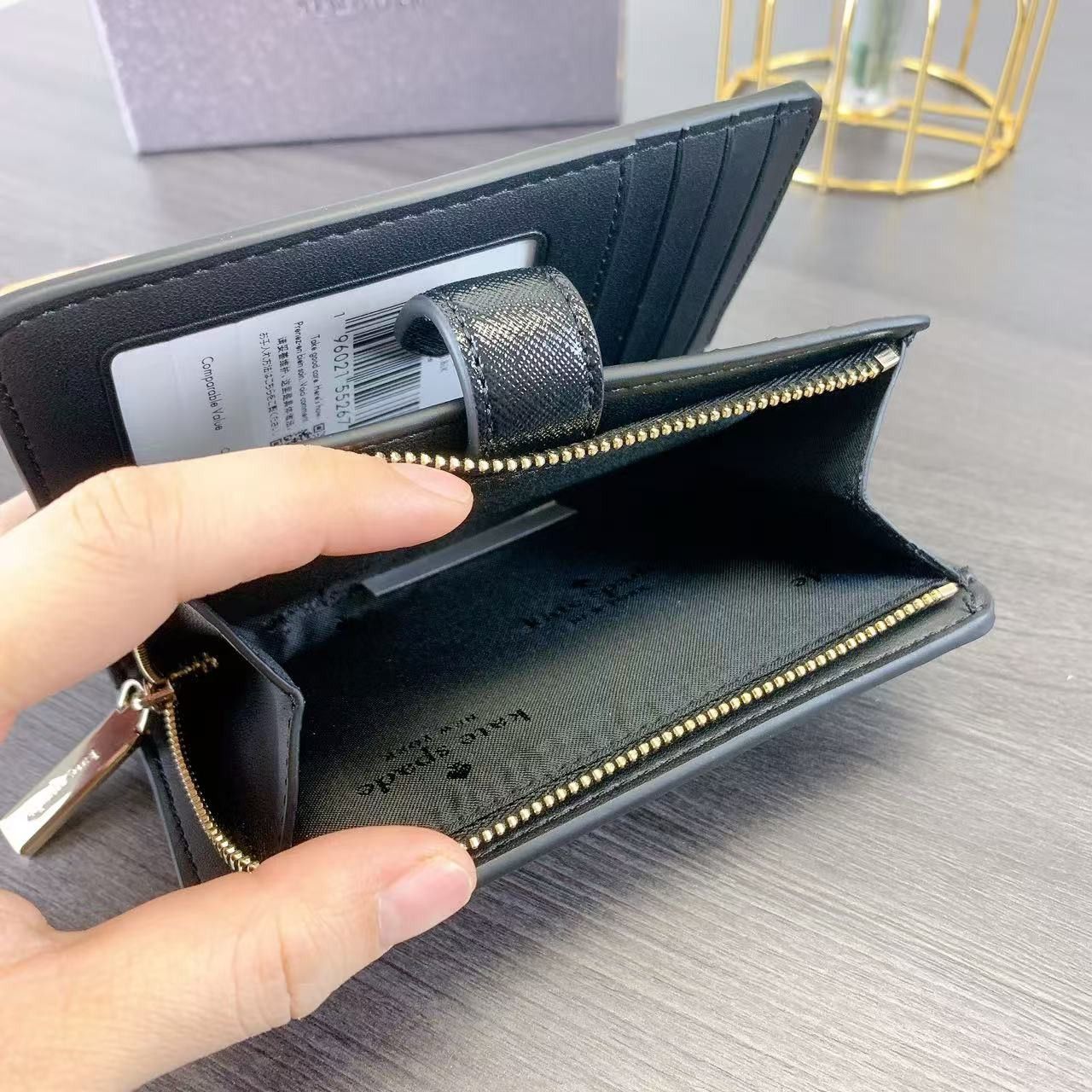 Kate Spade Kate Spade KK043 Kenzie Boxed Medium Compact Wallet IN Black Size ONE SIZE - 4 Thumbnail