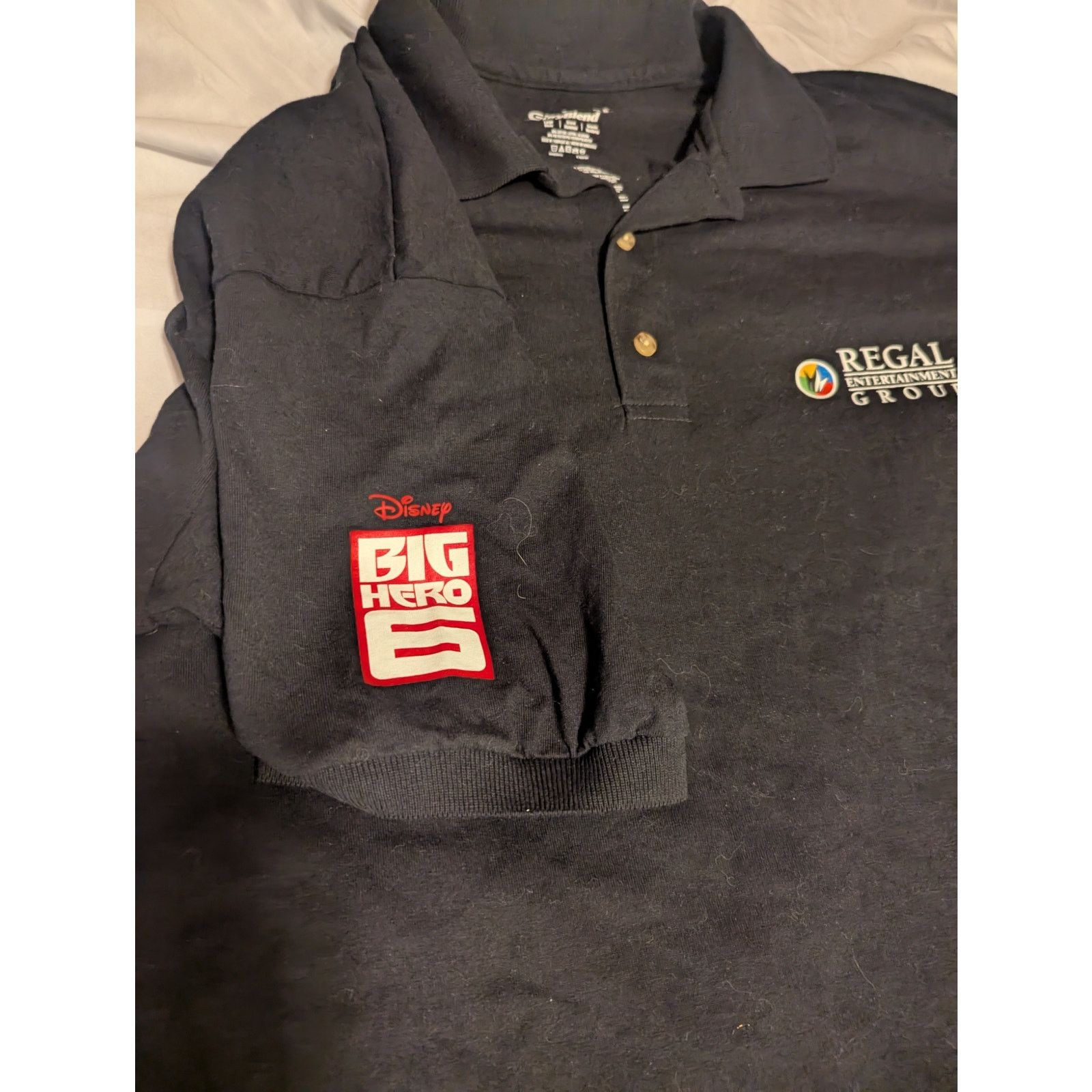 Gildan Regal Cinema Disney Big Hero 6 Polo Shirt Coca Cola Large Size US L / EU 52-54 / 3 - 2 Thumbnail