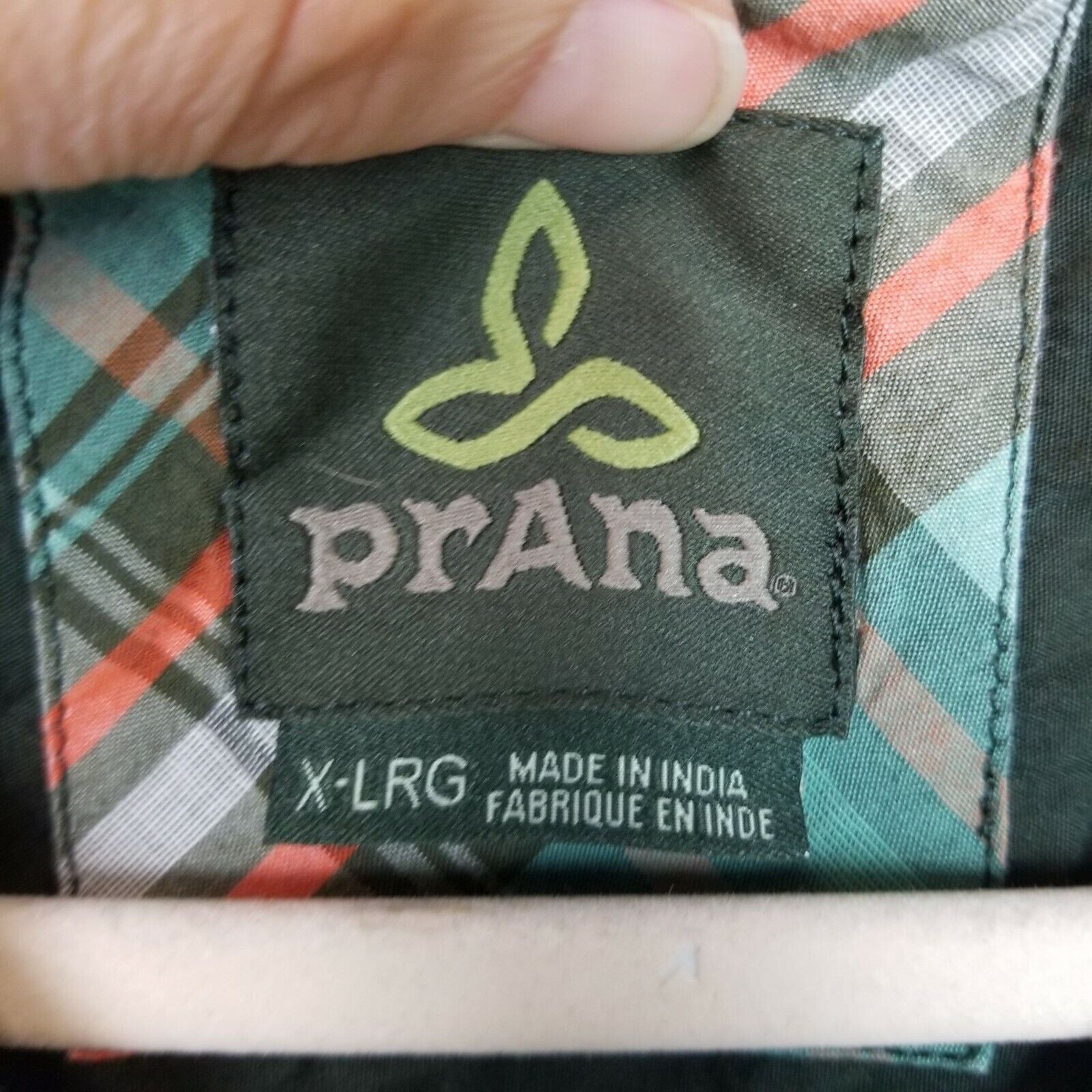 Prana Prana Mens Plaid Organic Cotton Shirt Size XL Gorpcore Size US XL / EU 56 / 4 - 5 Thumbnail