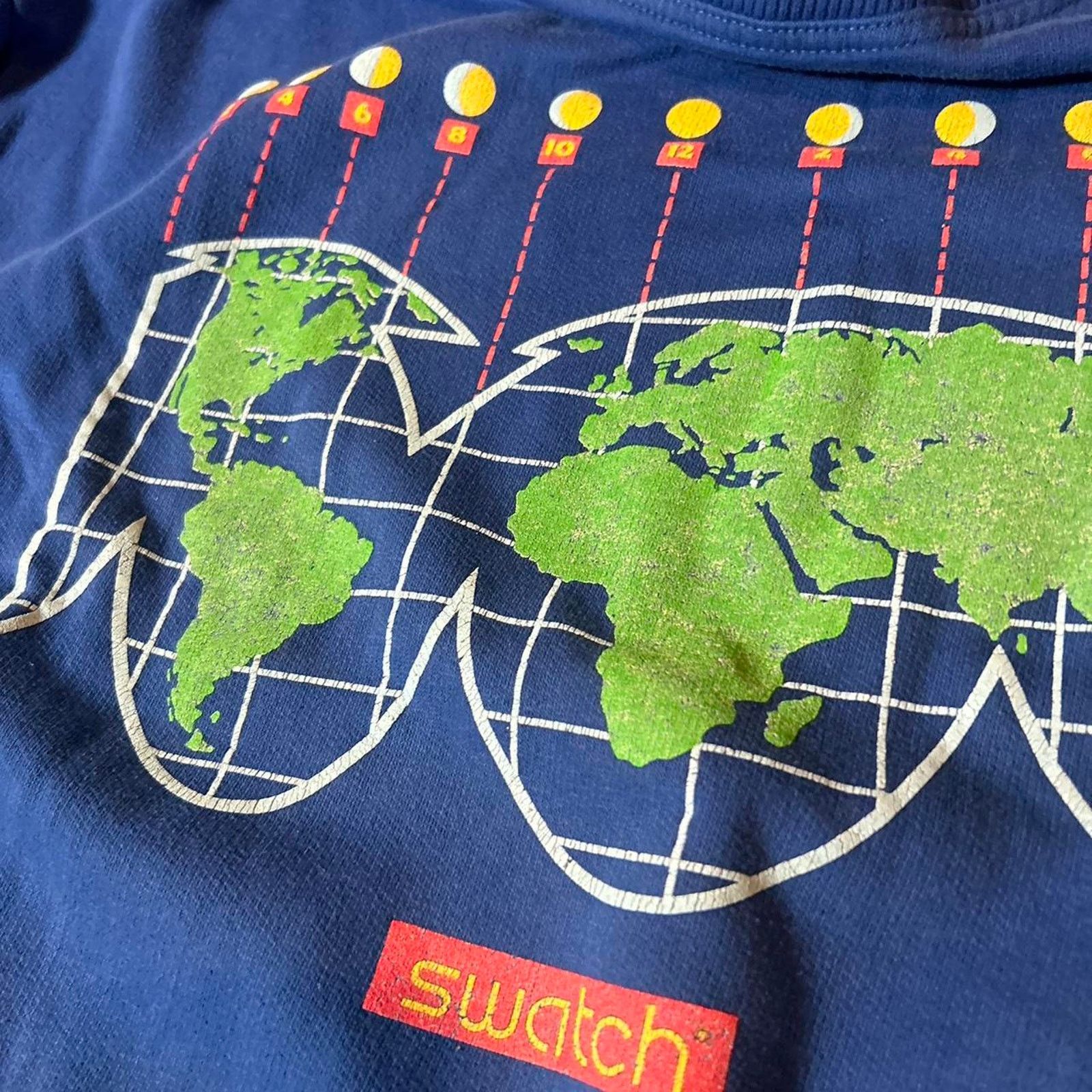 Swatch 80s swatch watch crewneck sweater Size US XL / EU 56 / 4 - 4 Thumbnail