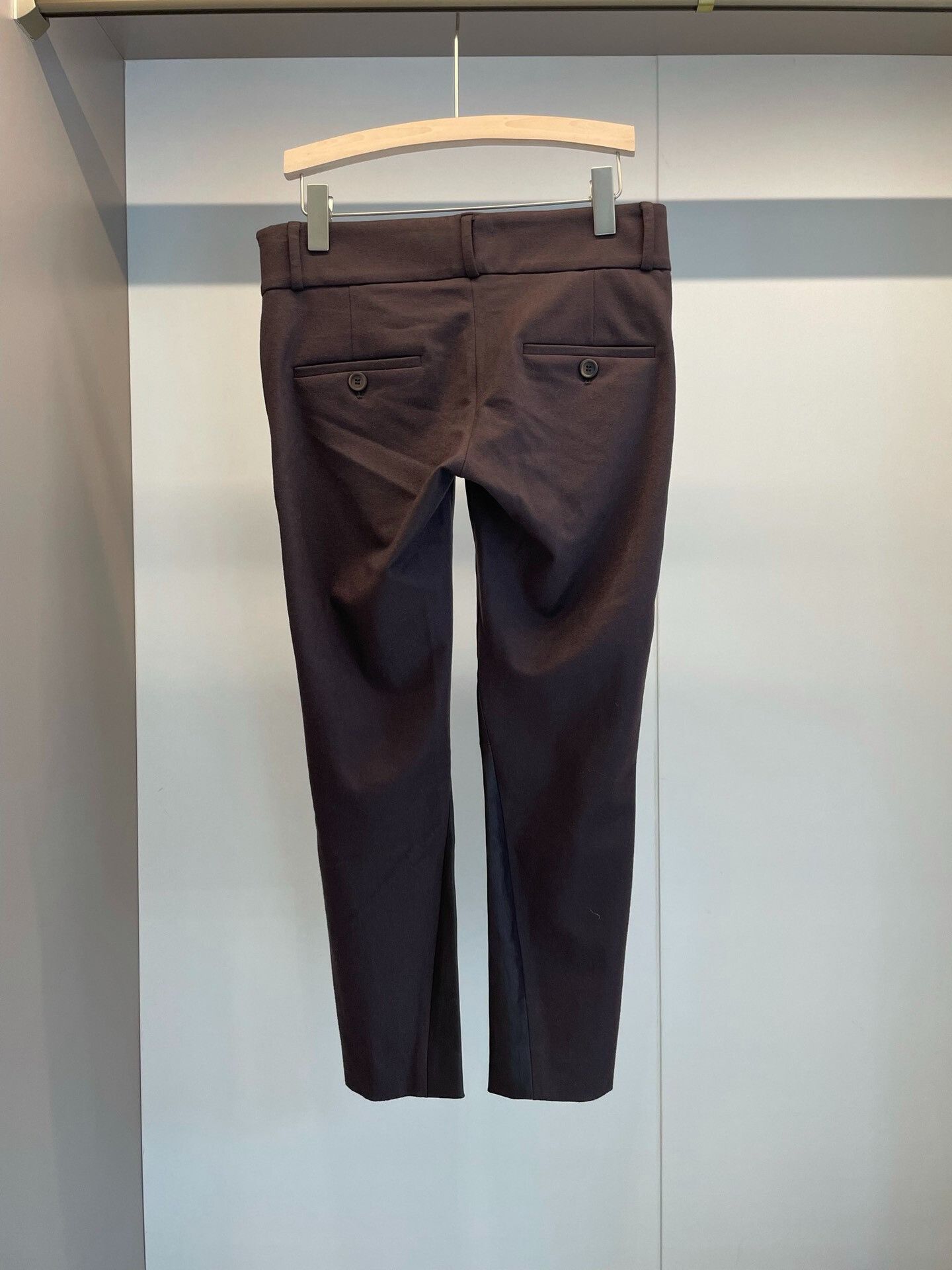 Brunello Cucinelli brunello cucinelli dark brown wool pants Size US 36 / EU 52 - 2 Thumbnail