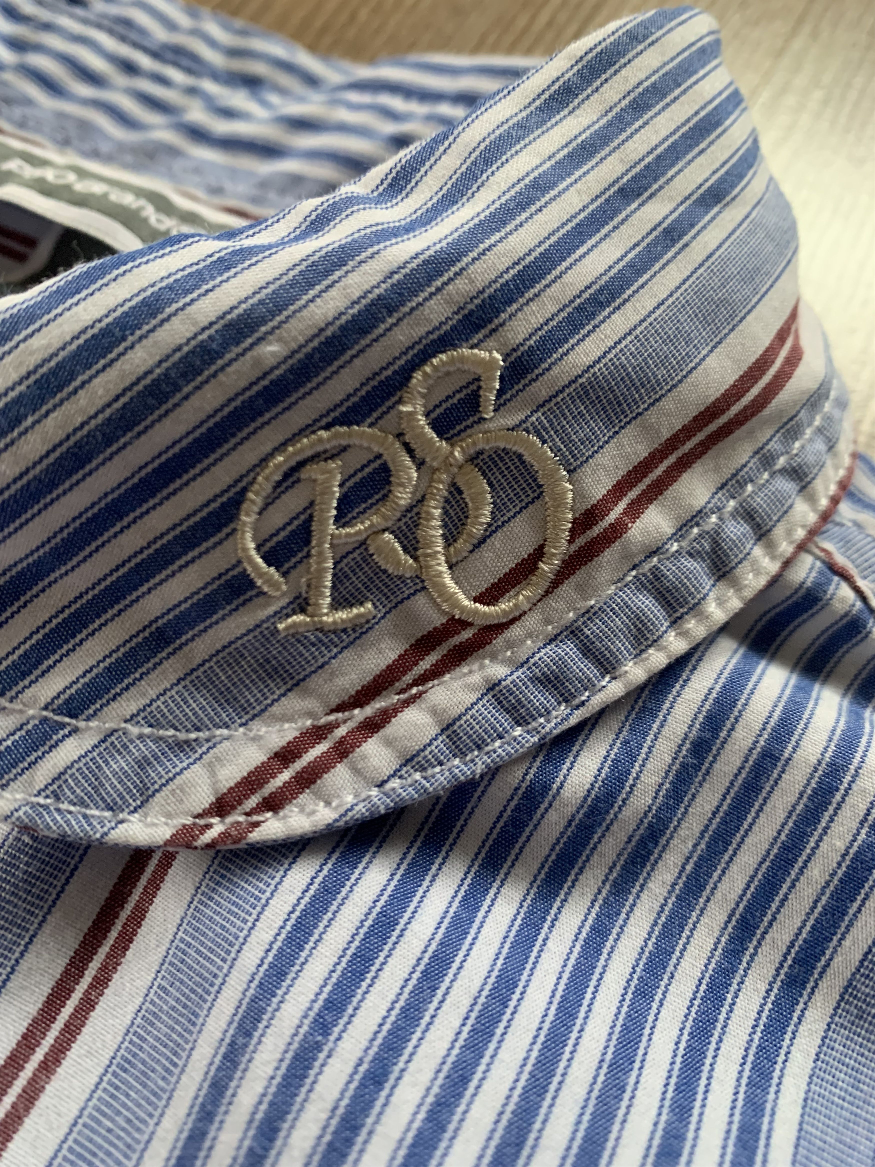 Japanese Brand PSO Striped Pocket Long Sleeve Button Up Shirt Size US S / EU 44-46 / 1 - 6 Thumbnail
