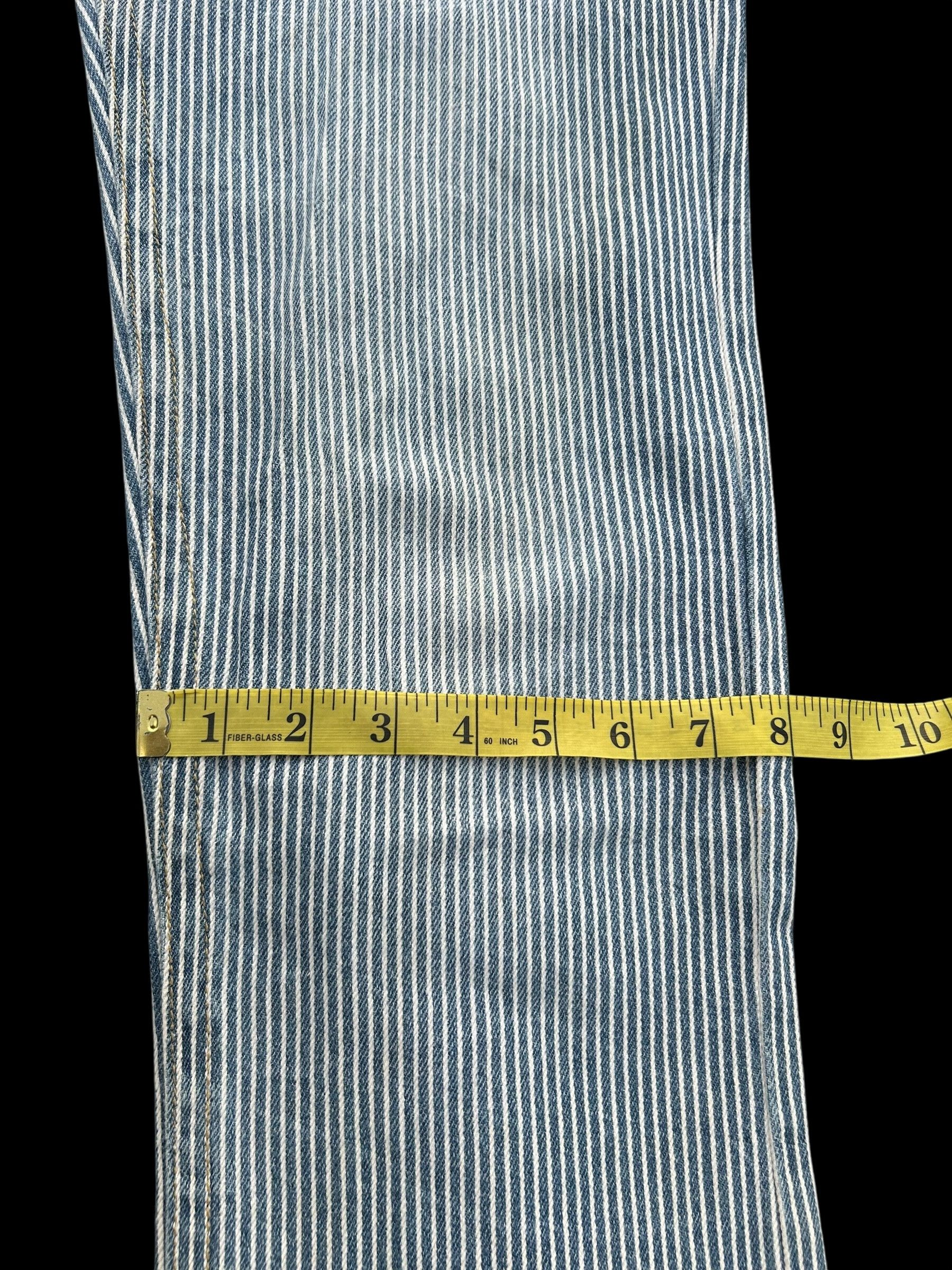 Japanese Brand × Kapital × Vintage Double Waist Hickory Japanese Style Denim Jeans Size US 32 / EU 48 - 15 Thumbnail