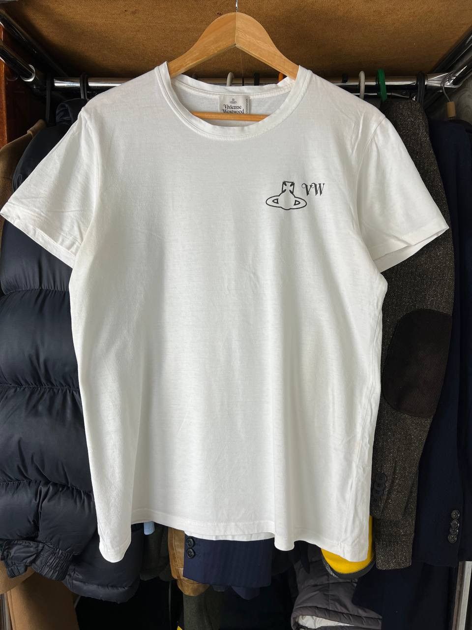 Vintage × Vivienne Westwood Vivienne Westwood Underwear Logo T-Shirt Size US L / EU 52-54 / 3 - 1 Thumbnail