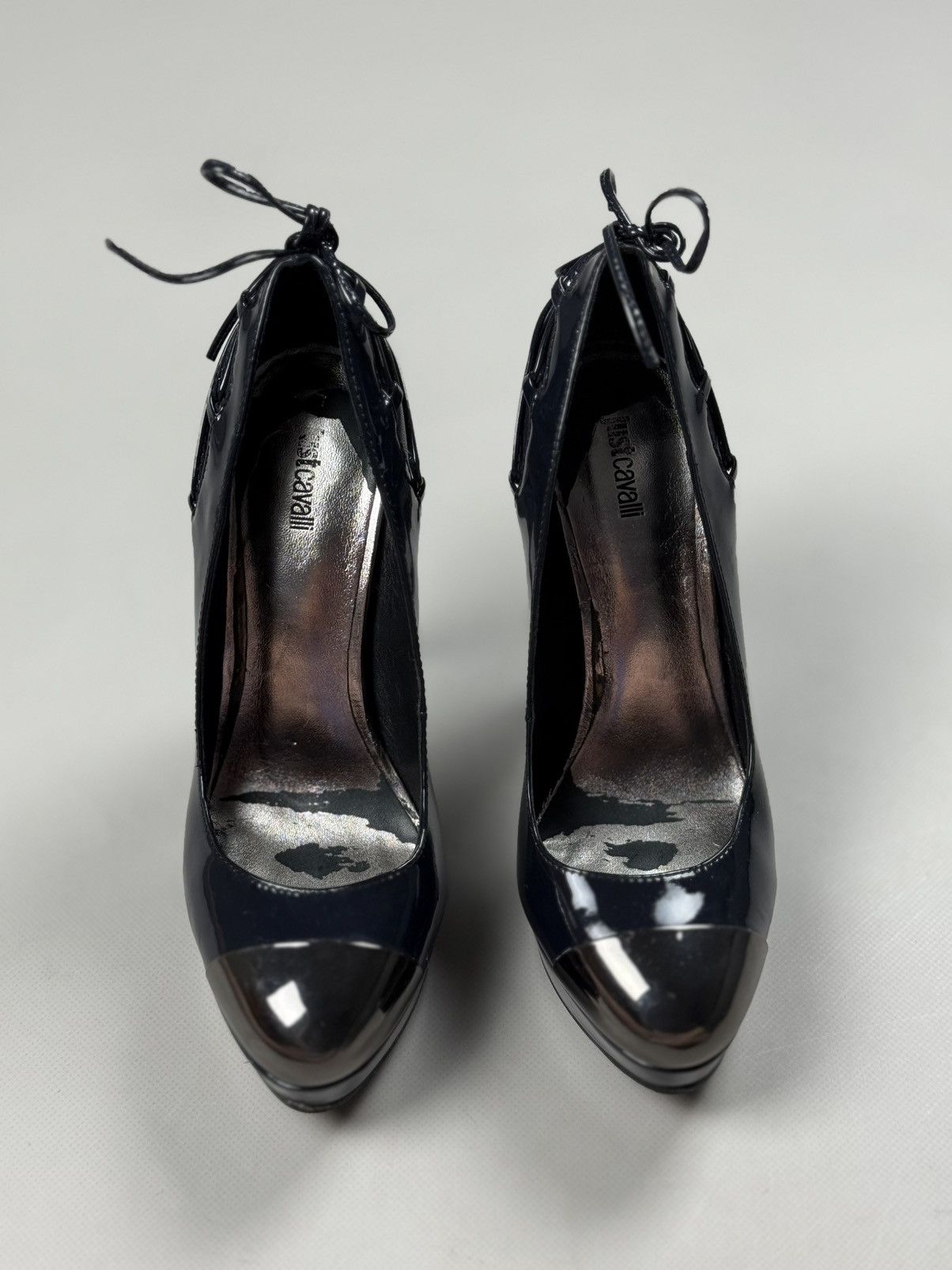 Just Cavalli Roberto Just Cavalli Ladies Pump Heels Patent Leather Size US 8 / IT 38 - 16 Thumbnail