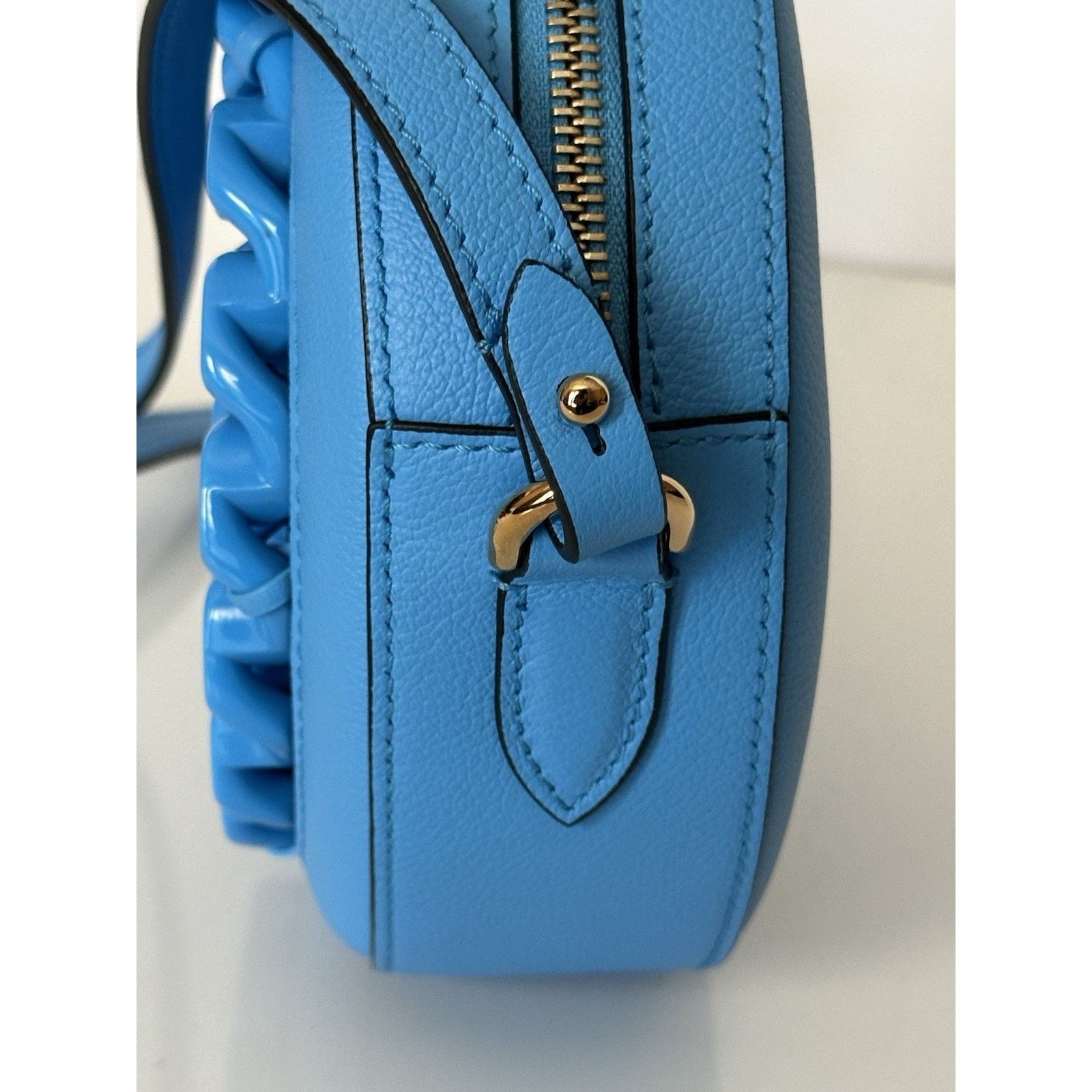 Versace Versace Medusa Head Leather Round Blue Crossbody Bag 1021602 Size ONE SIZE - 8 Thumbnail