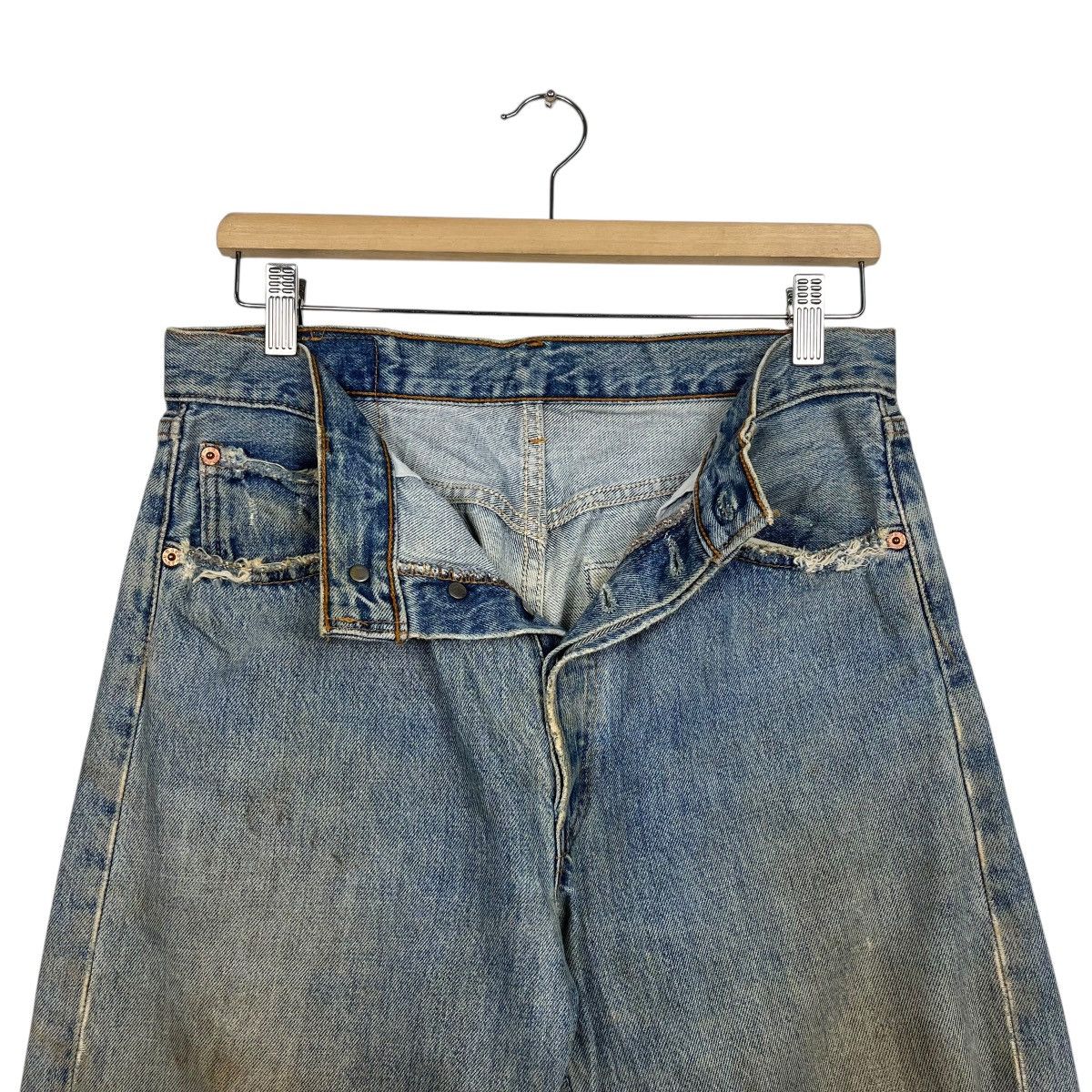 Levi's Vintage 90s Levis Lot 501 Distressed Denim Jeans Size US 30 / EU 46 - 16 Thumbnail