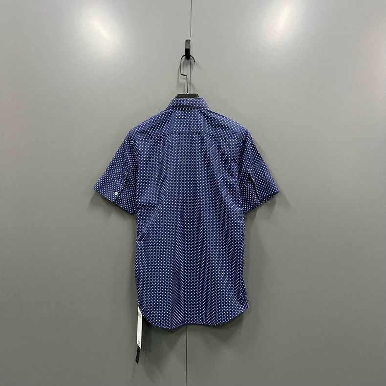 Givenchy Givenchy Size39 Blue Polka Dot Printed Short Sleeve Shirt Size US M / EU 48-50 / 2 - 3 Thumbnail