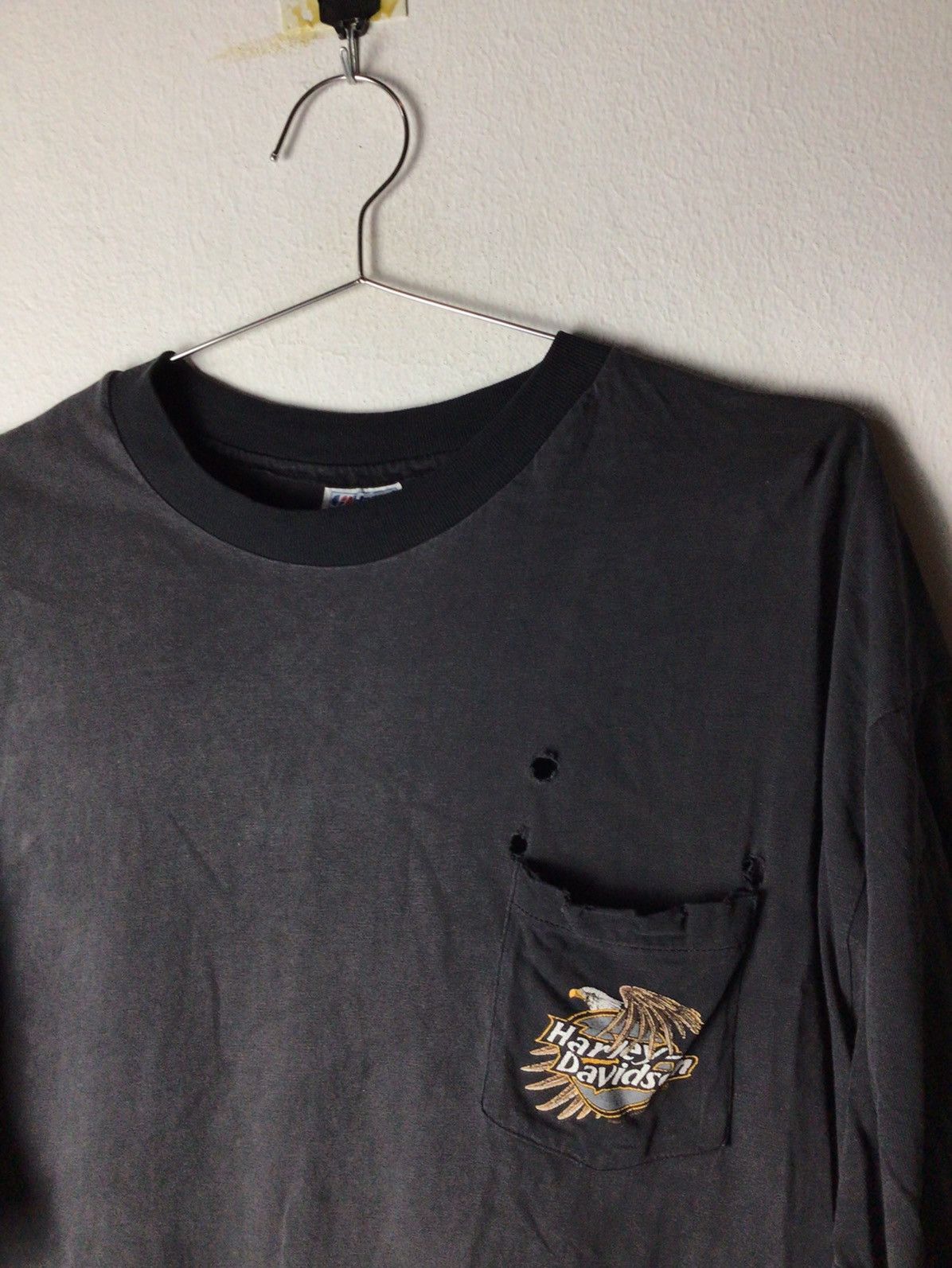Band Tees × Harley Davidson Harley Davison 90's pocket Size US XL / EU 56 / 4 - 3 Thumbnail