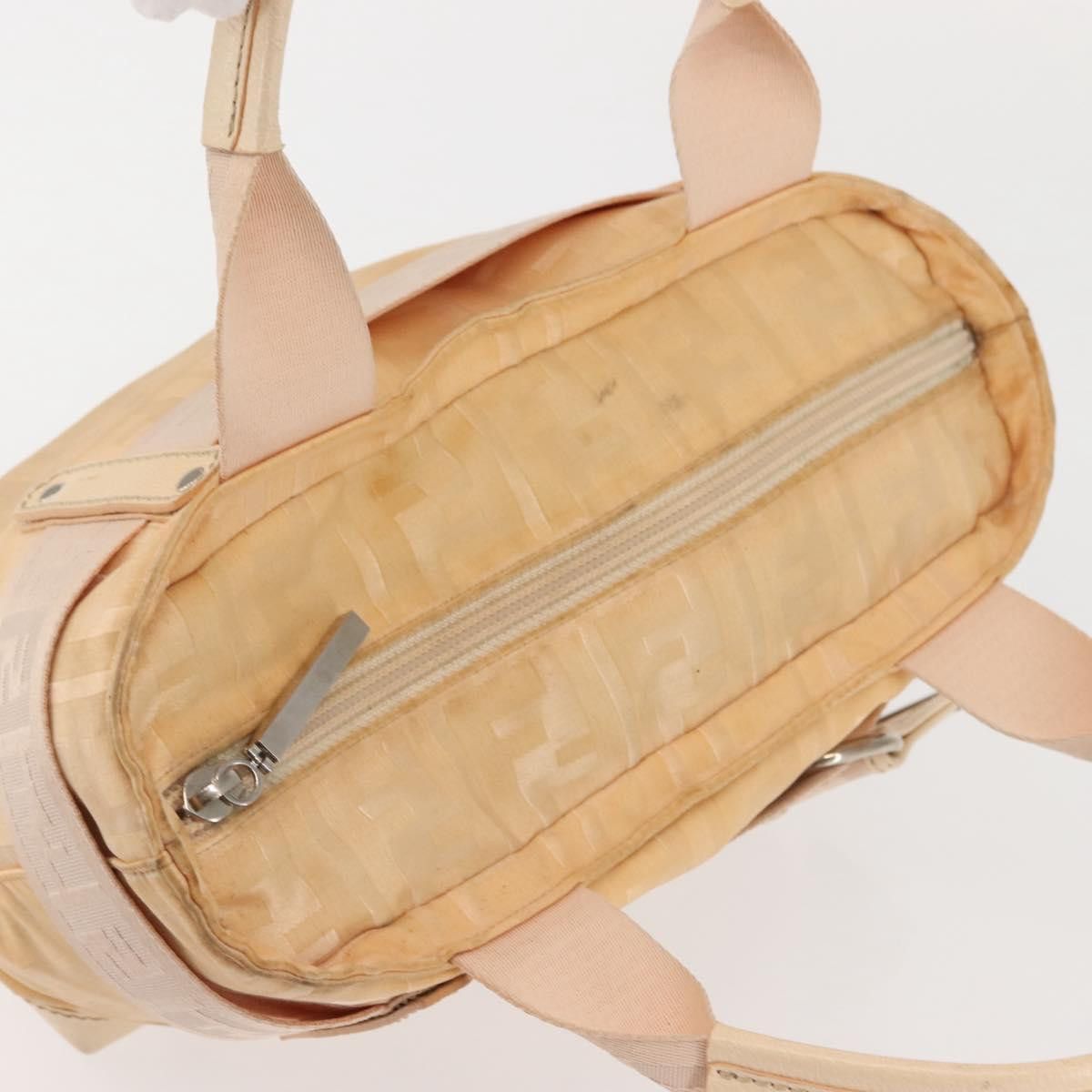 Fendi FENDI Zucca Canvas Hand Bag Beige Size ONE SIZE - 6 Thumbnail