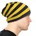 Vintage Yellow And Black Honey Bee Stripes Thin Skullies Beanies Size ONE SIZE - 2 Thumbnail