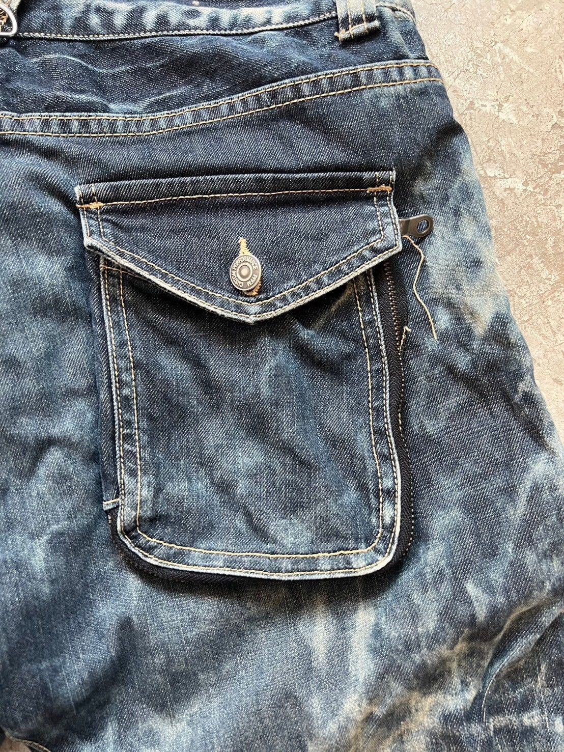 PPFM PPFM Multi Pocket Curve Denim Pants Size US 32 / EU 48 - 12 Thumbnail