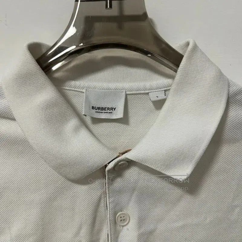 Burberry Burberry White Cotton Men's Polo Shirt. Size US S / EU 44-46 / 1 - 3 Thumbnail