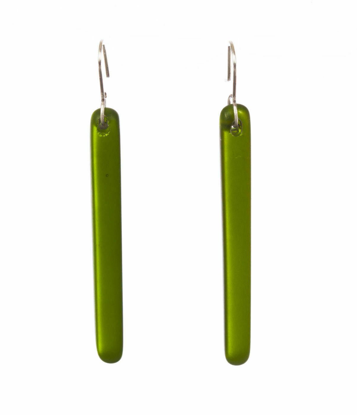 Sterling Silver Sterling Silver Beach Glass Earrings Size ONE SIZE - 1 Thumbnail