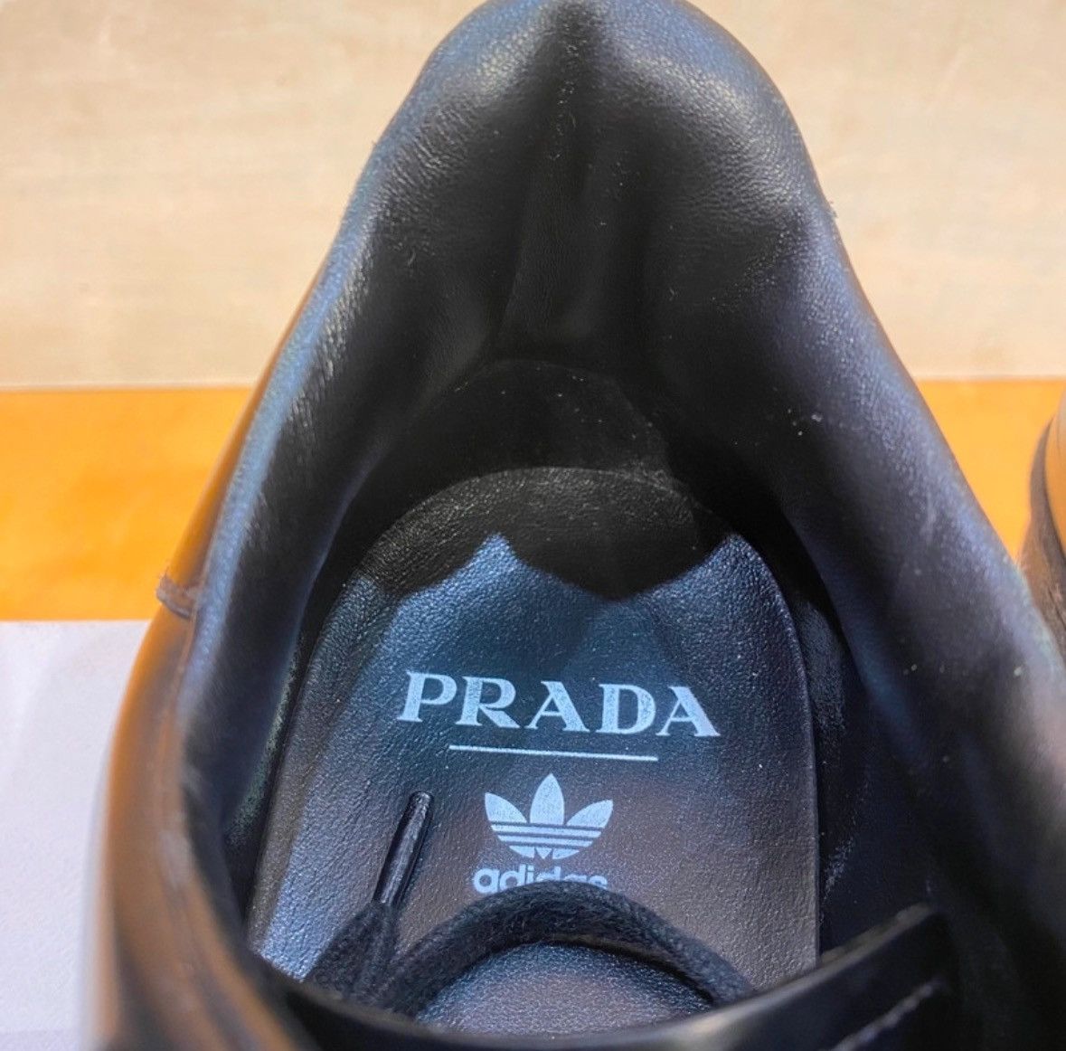 Prada Black Prada Adidas Superstars Size US 11 / EU 44 - 9 Thumbnail