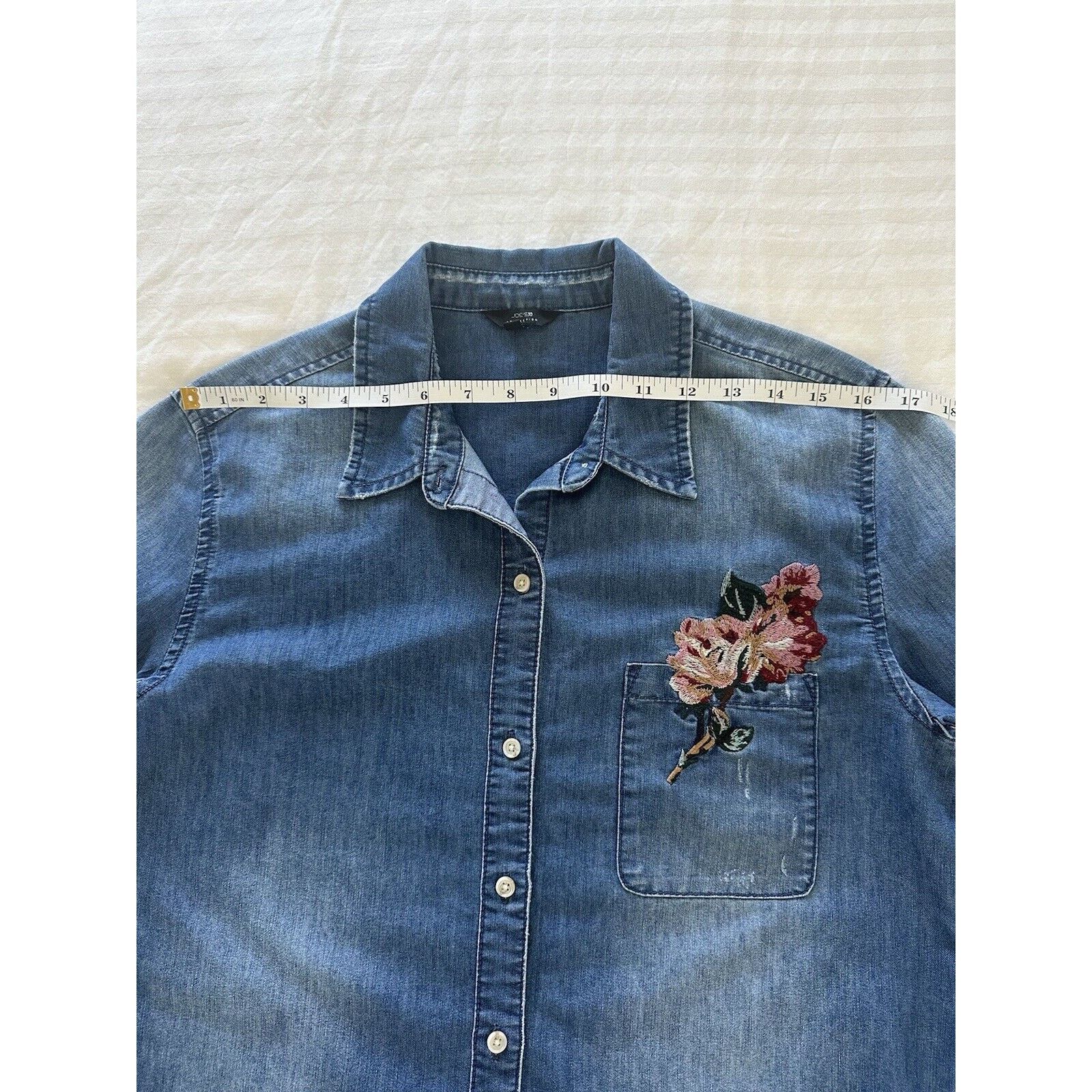 Joe's Joe’s Denim Women’s Shirt Floral Embroidery Size Small Size S / US 4 / IT 40 - 15 Thumbnail
