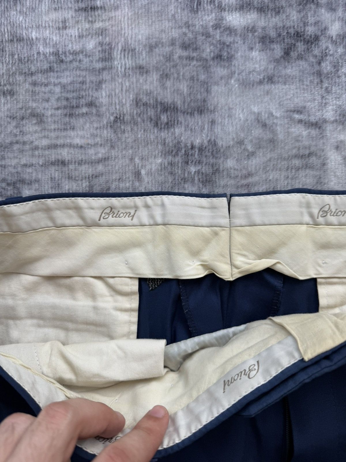 Brioni Brioni Classic Blue Trousers Pants Size US 38 / EU 54 - 3 Thumbnail