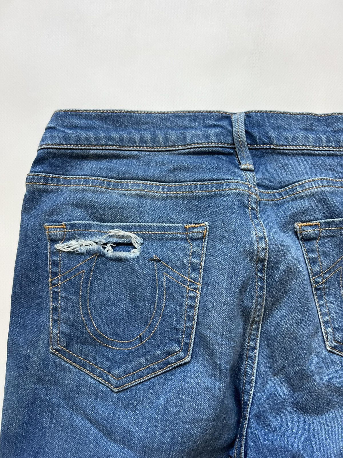 True Religion True Religion Blue Denim Pants Jeans Womens Size 29" - 2 Thumbnail
