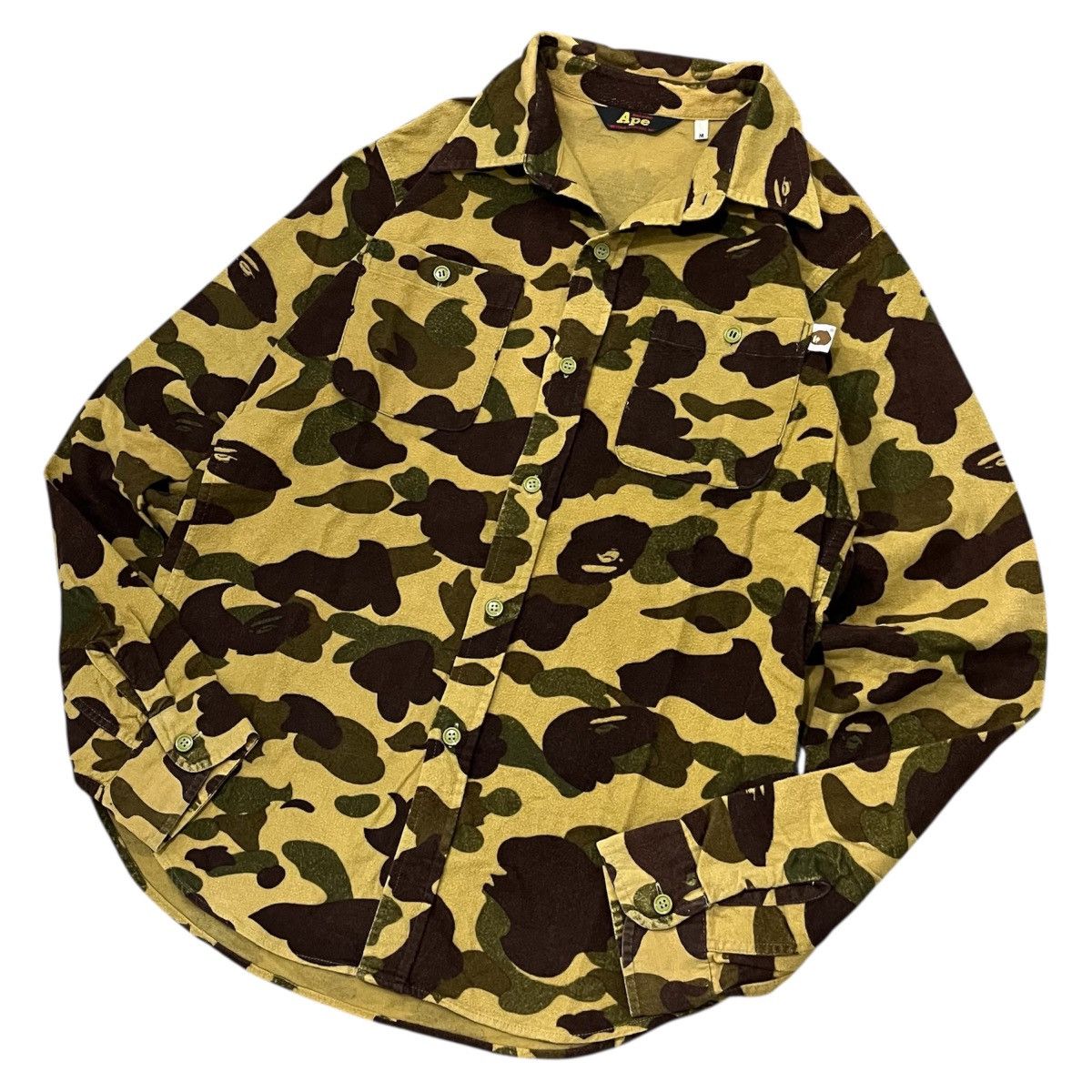 Bape A Bathing Ape 1ST Camo BD Shirt 90s Size US M / EU 48-50 / 2 - 2 Thumbnail