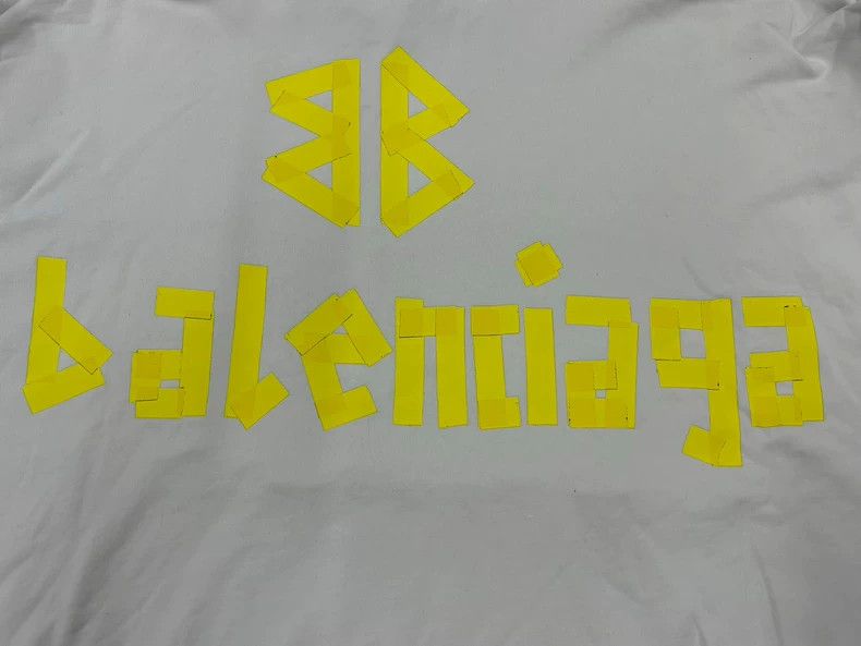 Balenciaga Balenciaga 23SS Tape TAPE Masking Sweatshirt 2504-Nextarrow Size US XL / EU 56 / 4 - 3 Thumbnail