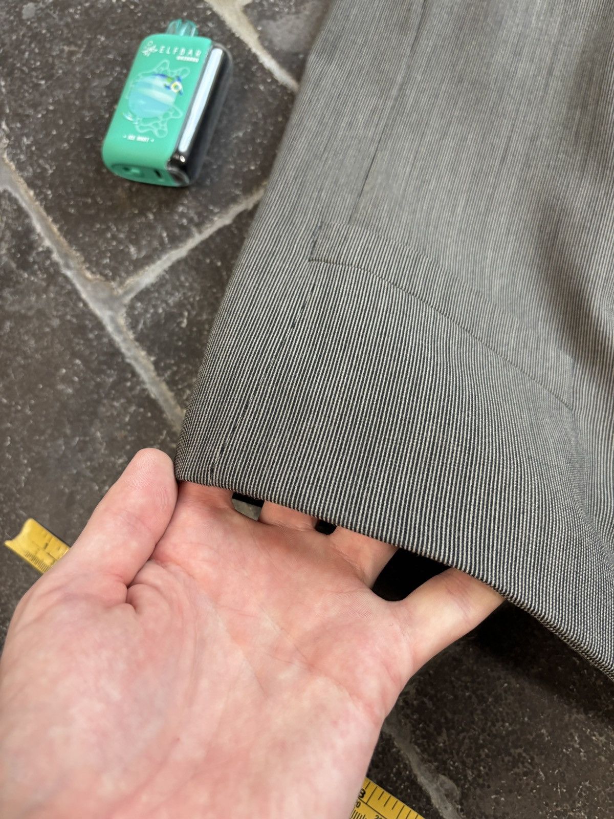 Hugo Boss Vintage Hugo Boss Suit Wool 3pc Three Piece Jacket Trouser Size 42L - 23 Thumbnail