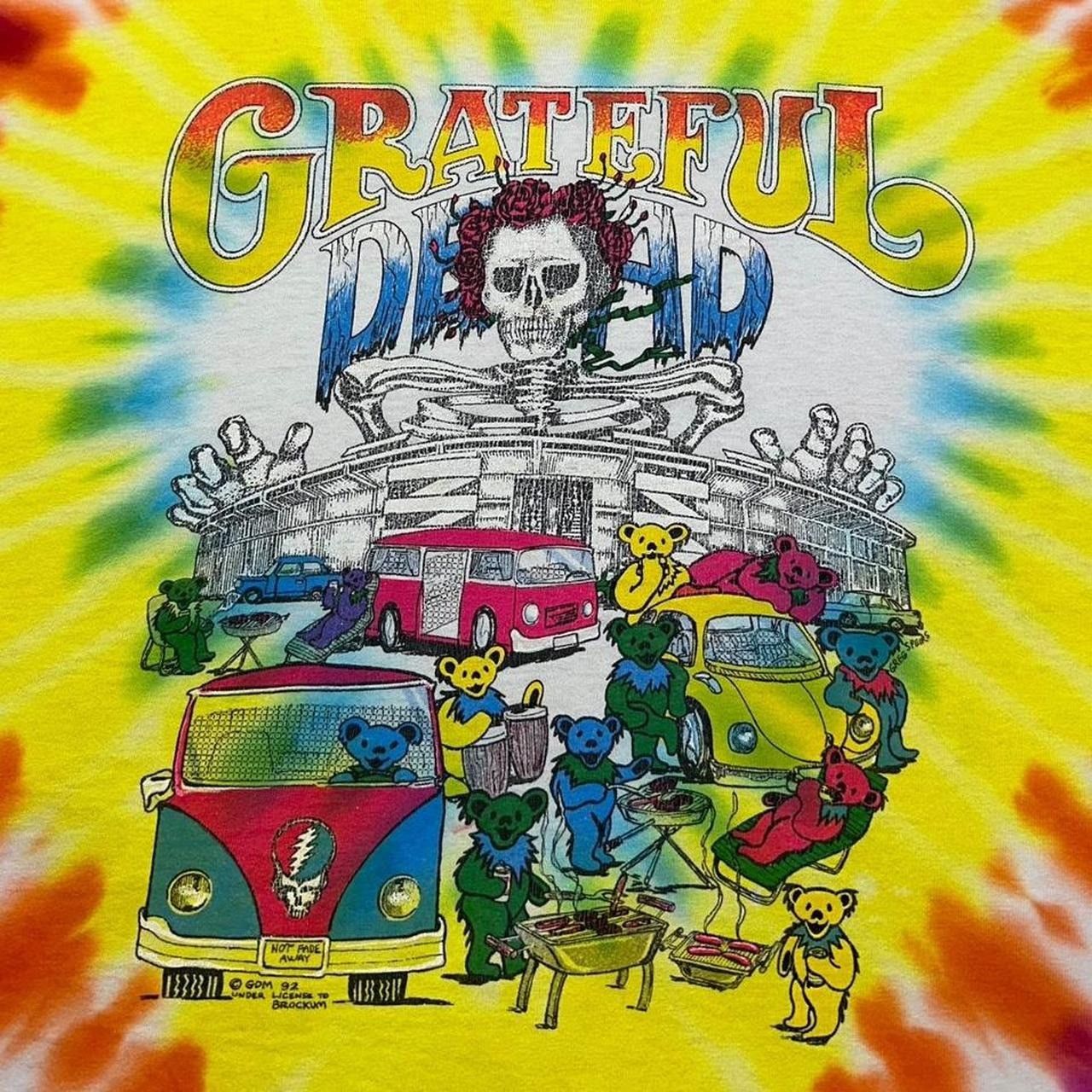 Fruit Of The Loom × Grateful Dead × Vintage Vintage Grateful Dead Rose Bowl T-Shirt Size US XL / EU 56 / 4 - 3 Thumbnail