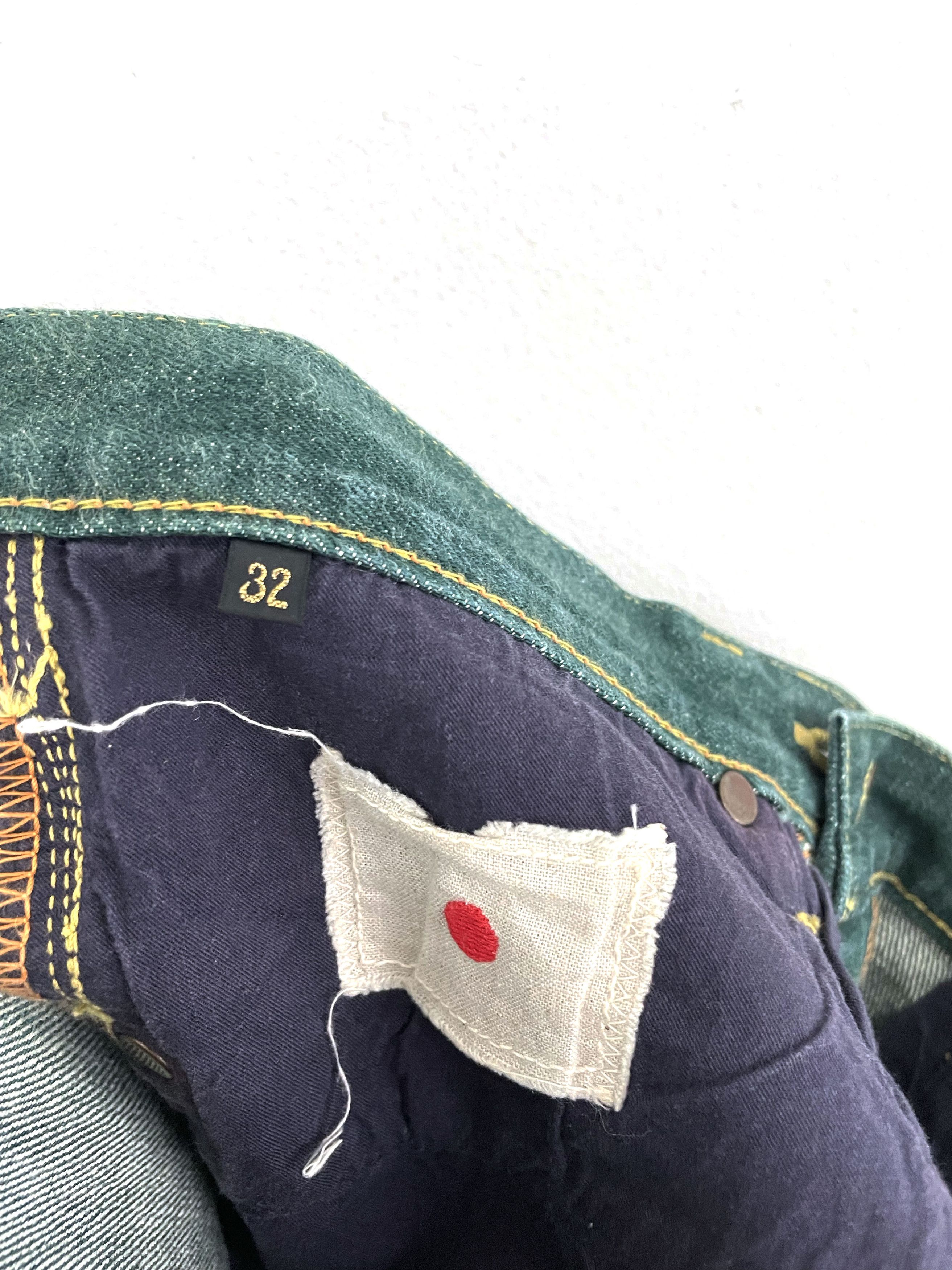 Kapital Green Denim Shorts Size US 30 / EU 46 - 7 Thumbnail