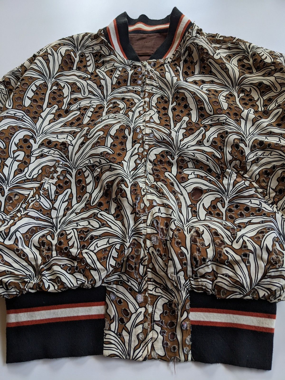 Jean Paul Gaultier AW/SS92 Jean Paul Gaultier rayon reversible bombers jacket Size US XL / EU 56 / 4 - 4 Thumbnail