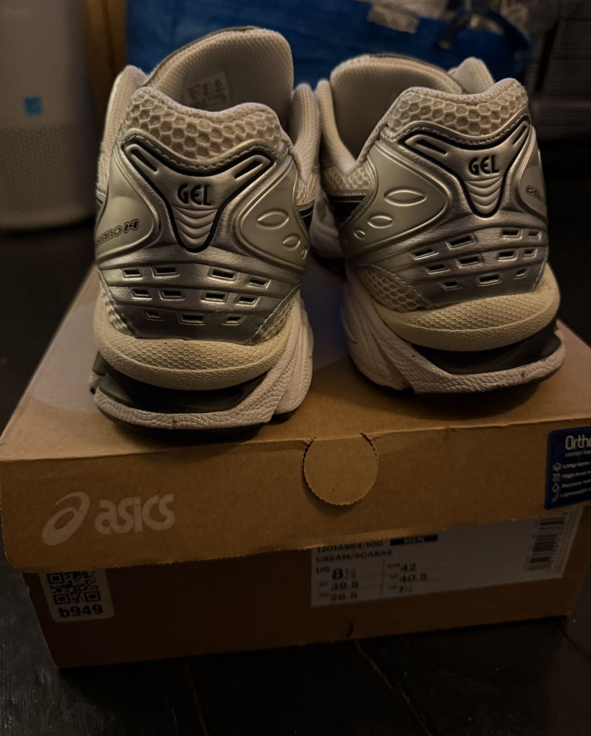 Asics × Kith Kith x ASICS Gel Kayano 14 'Cream Scarab' 2023 Size US 8.5 / EU 41-42 - 4 Thumbnail