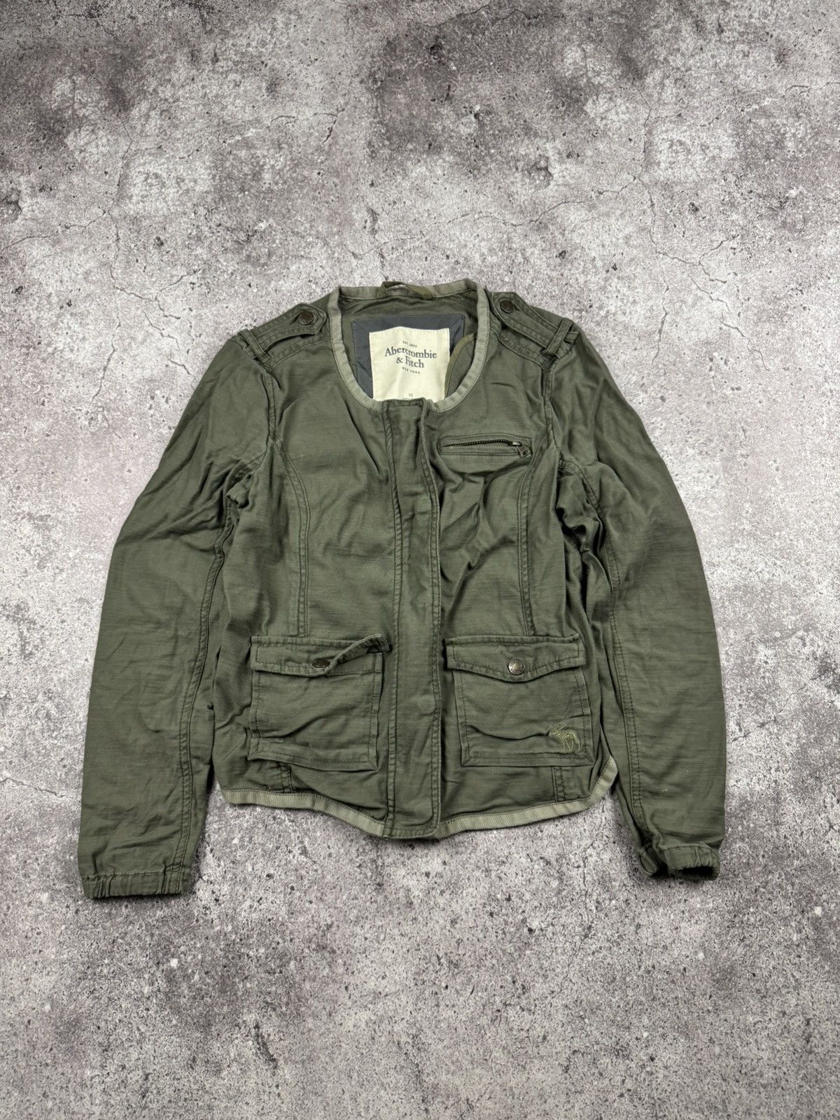 Abercrombie & Fitch Abercrombie & Fitch Fur bomber Jacket If6was9 style vintage Size XS / US 0-2 / IT 36-38 - 1 Thumbnail