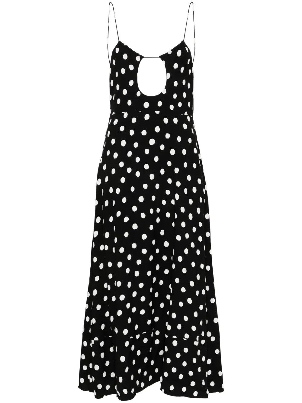 Saint Laurent Paris o1y0126 Maxi Dress in Black/White Size M / US 6-8 / IT 42-44 - 1 Thumbnail