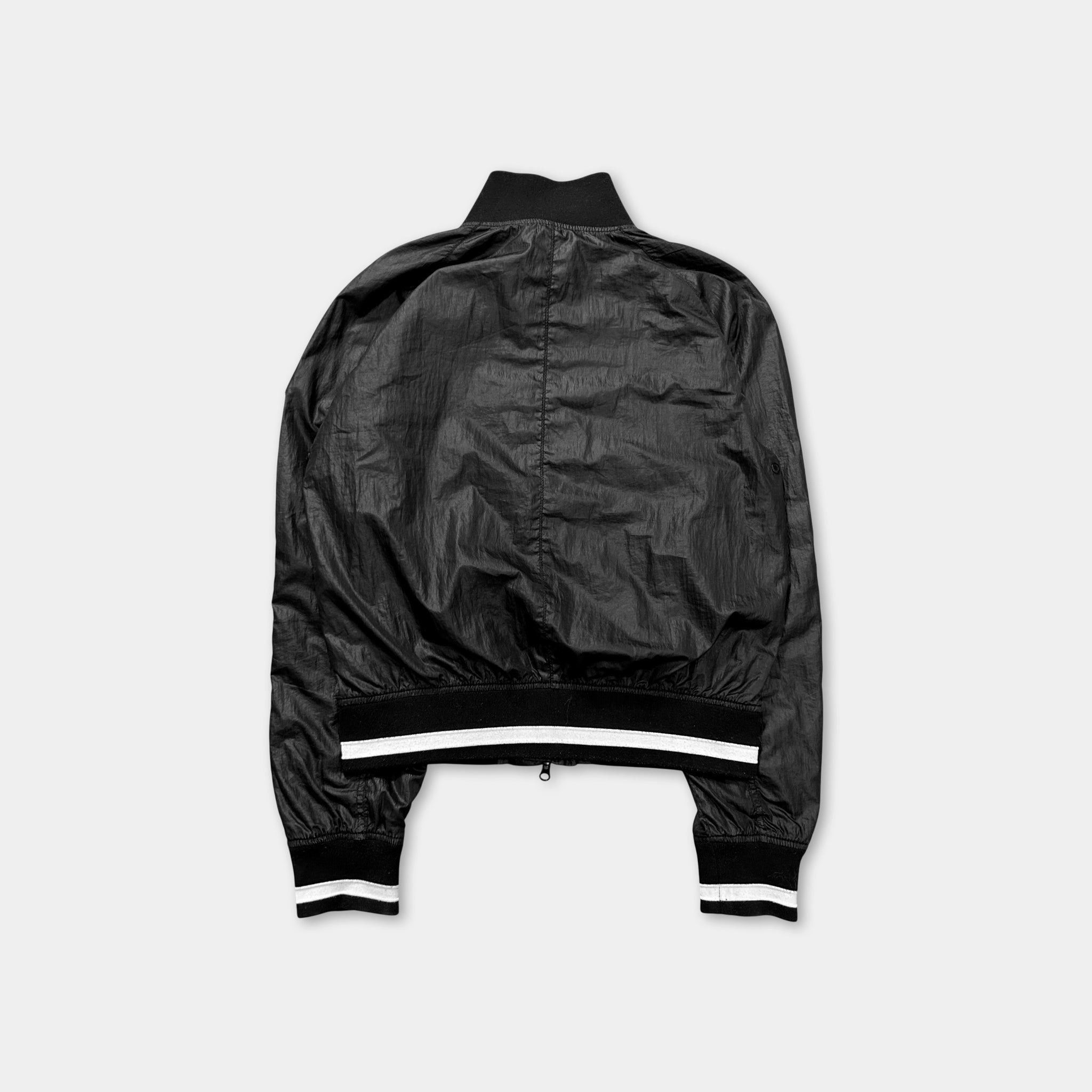 Armani Armani Jeans Black Bomber Nylon Jacket Size US M / EU 48-50 / 2 - 5 Thumbnail