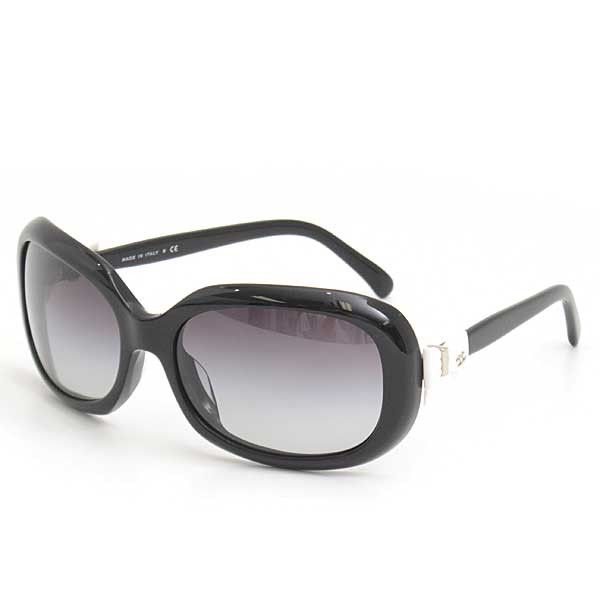 Chanel Chanel Chanel Ribbon Sunglasses Black Plastic Sunglasses 71535 in Great Condition Size ONE SIZE - 1 Thumbnail