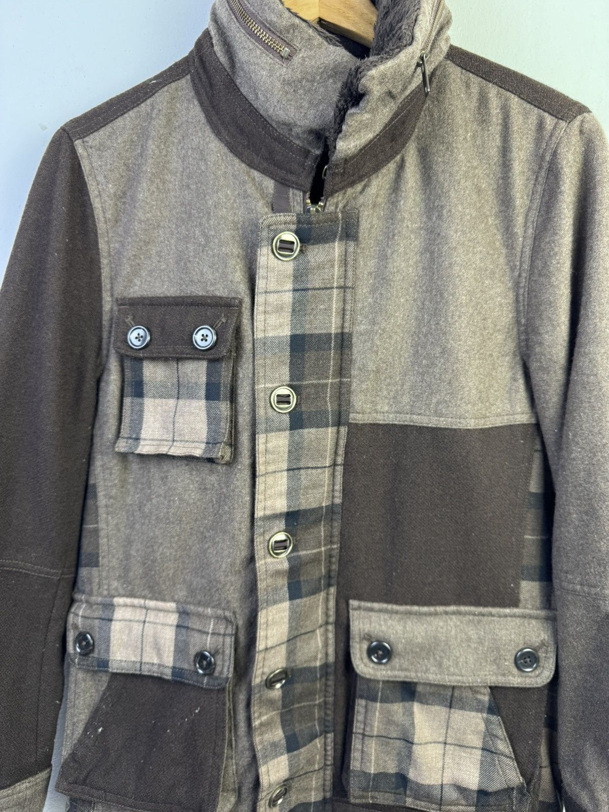 Takeo Kikuchi Vintage TK Takeo Kikuchi Mix Block Colour Jacket Hoodie Size US S / EU 44-46 / 1 - 3 Thumbnail