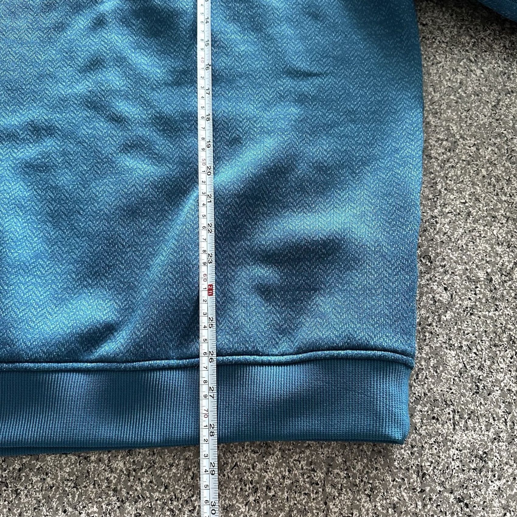Under Armour Under Armour Cold Gear Pullover 1/4 Zip Sweater Men XL Teal Blue CrossFit Gym Running Casual Winter Fall Spring Mock Neck Stand-Up Zip Size US XL / EU 56 / 4 - 7 Thumbnail
