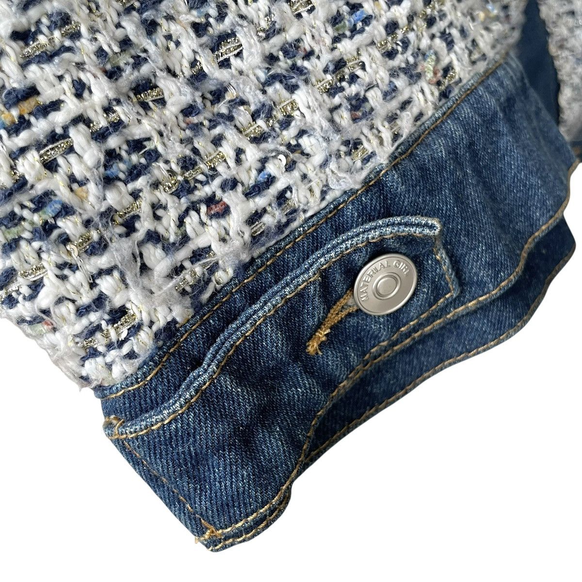 Vintage Material Girl By Madonna Oversize WMN Denim Trucker Jacket Size M / US 6-8 / IT 42-44 - 8 Thumbnail