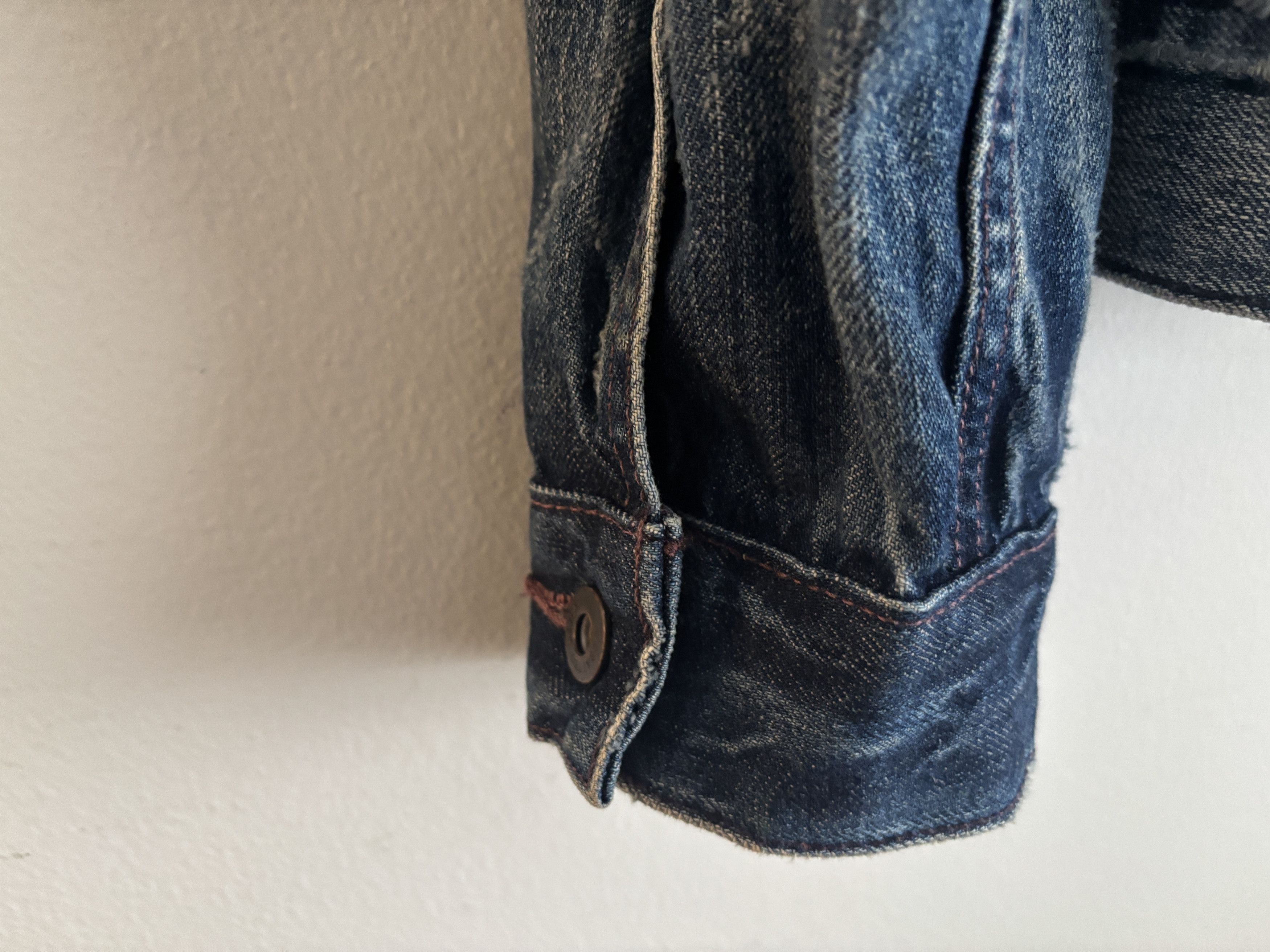 Levi's Made & Crafted Boro Patchwork Blue Denim Type IV Trucker Jacket - Medium Size US M / EU 48-50 / 2 - 10 Thumbnail
