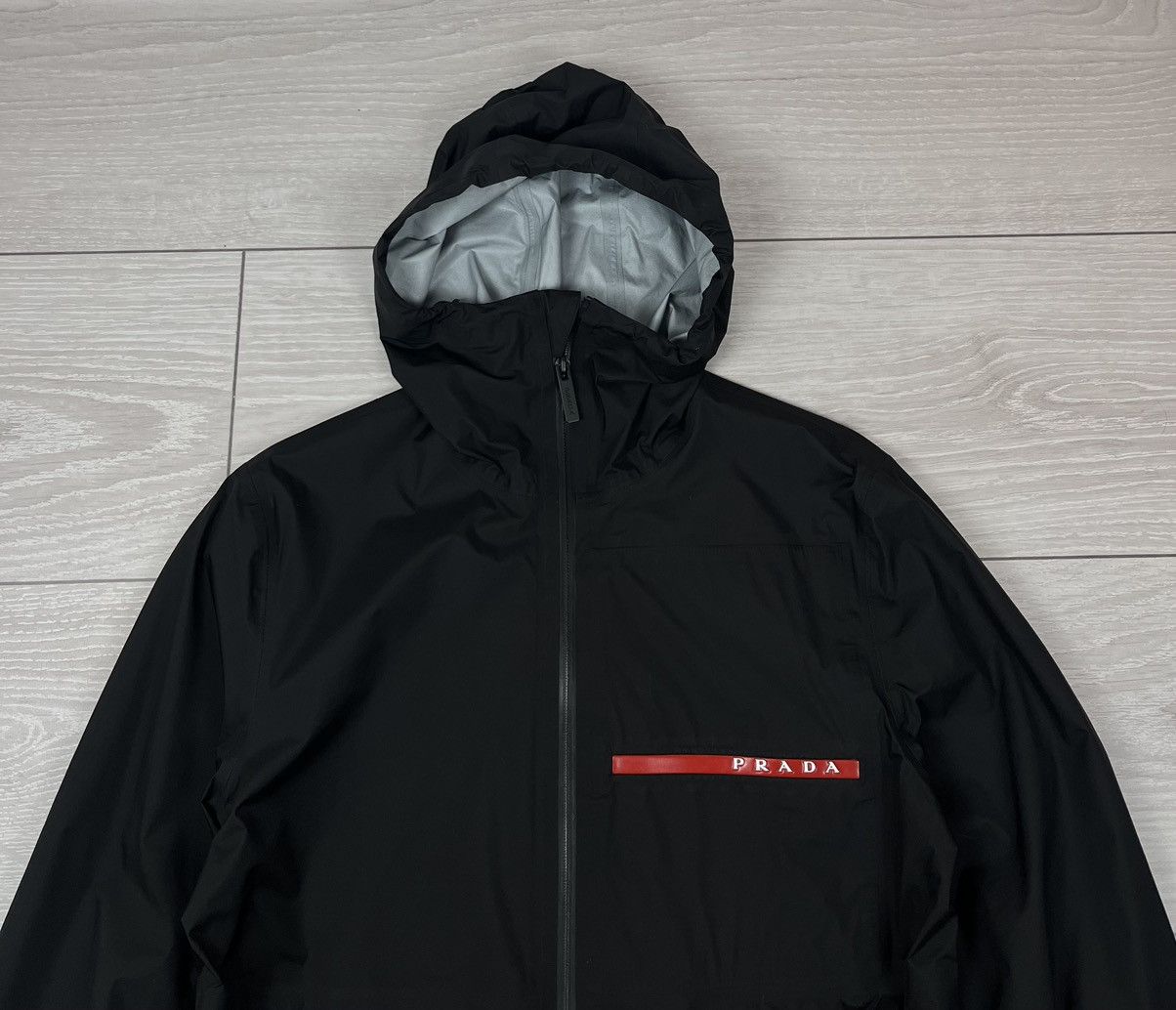 Prada Prada Linea Rossa Black Red Tab Ski Jacket Womens XS Size XS / US 0-2 / IT 36-38 - 4 Thumbnail