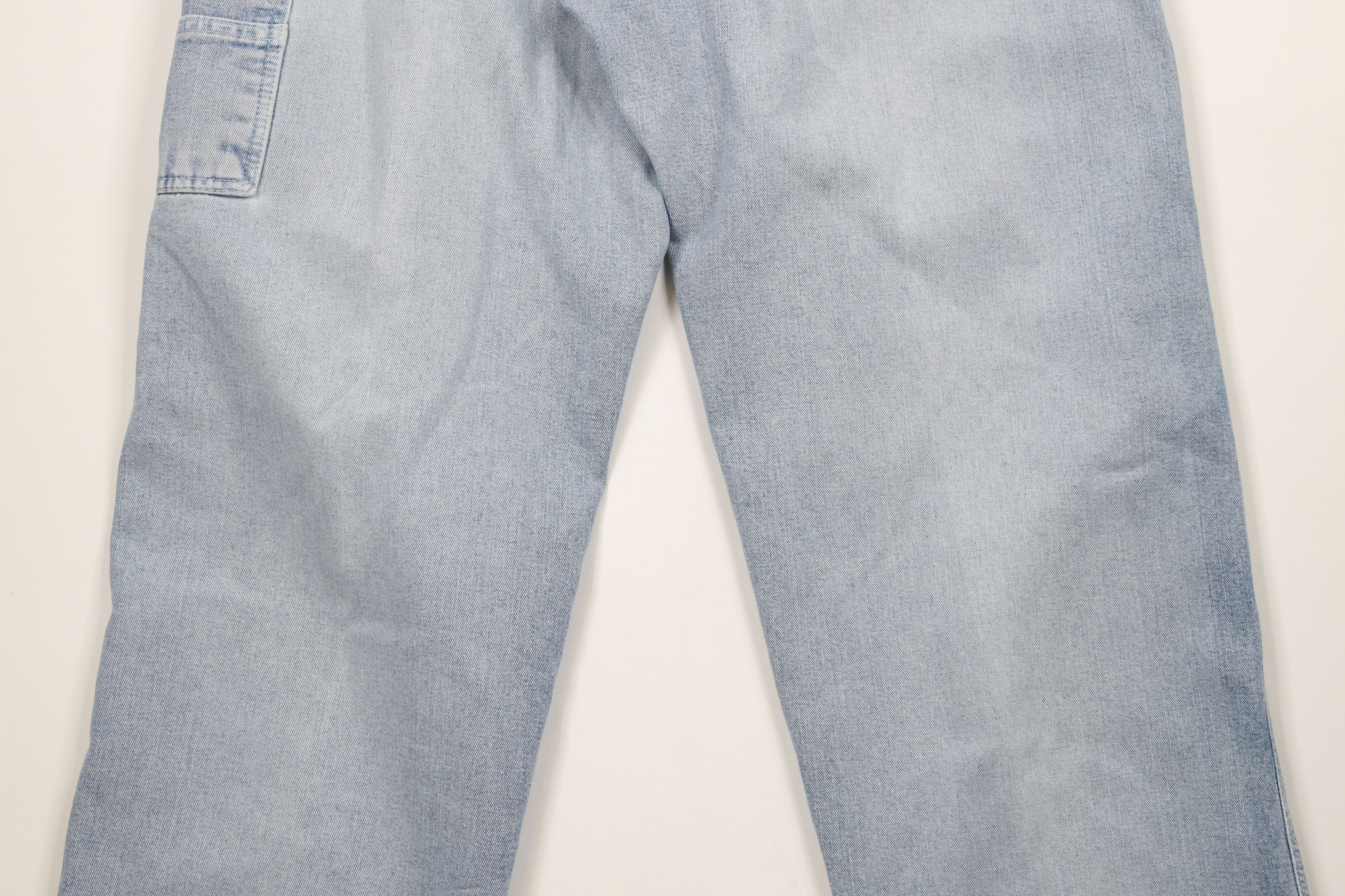 Tommy Hilfiger × Vintage Vintage 90s Y2K Tommy Hilfiger Baggy Wide Leg Dungaree Jeans Size 36" / US 14 / IT 50 - 12 Thumbnail
