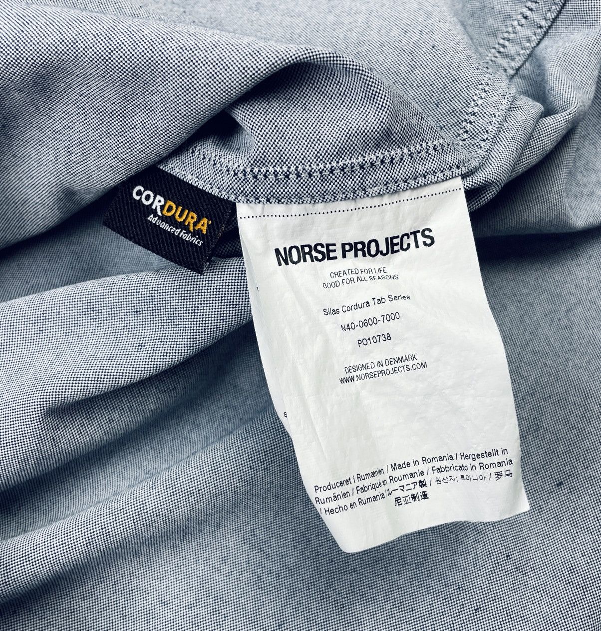 Norse Projects Men NORSE PROJECTS Silas Cordura Tab Series LS Shirt Size M Size US M / EU 48-50 / 2 - 11 Thumbnail