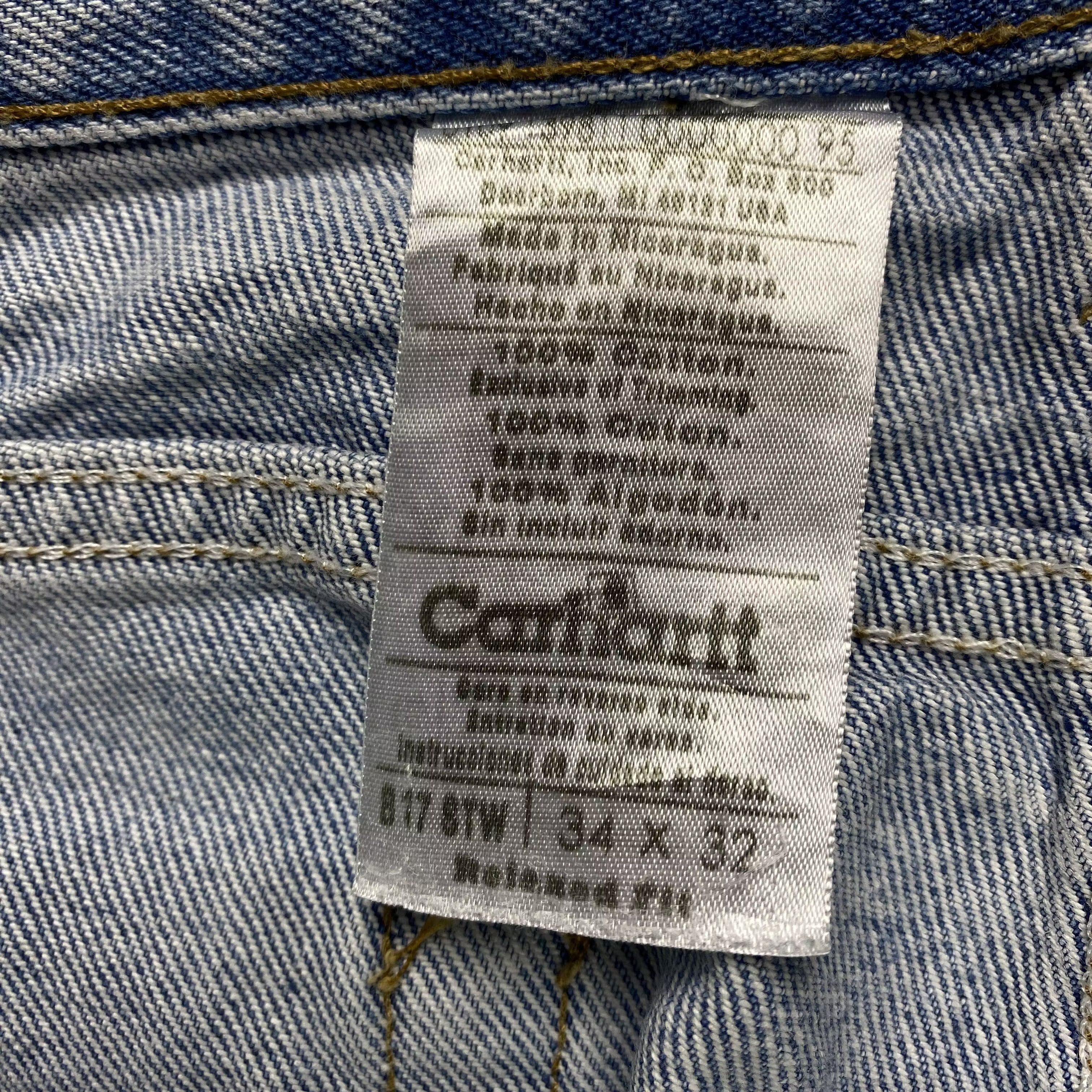 Carhartt × Carhartt Wip × Vintage Mens Jeans Denim Carhartt Vintage Size 34 Size US 34 / EU 50 - 7 Thumbnail